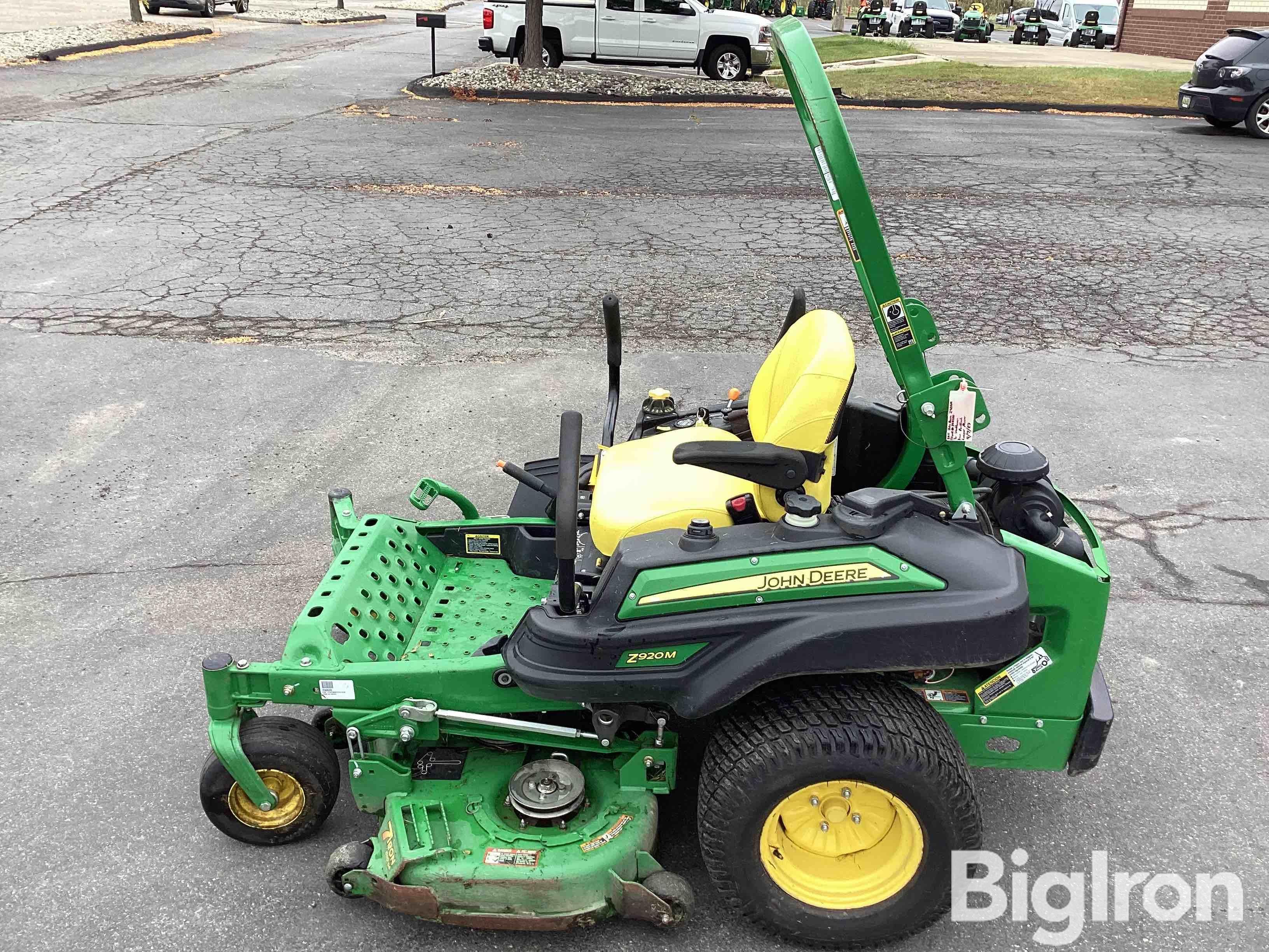 2016 John Deere Z920m Zero Turn Mower Bigiron Auctions 0777