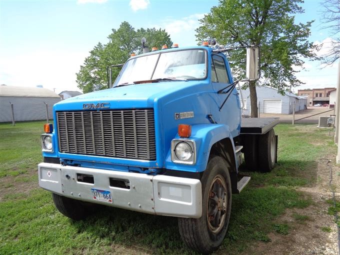 1985 GMC Brigadier Flatbed Truck BigIron Auctions