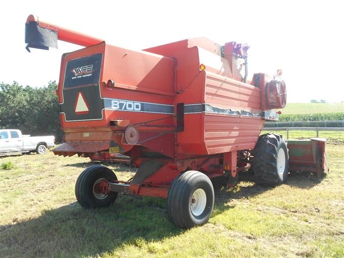 White 8700 Combine Bigiron Auctions