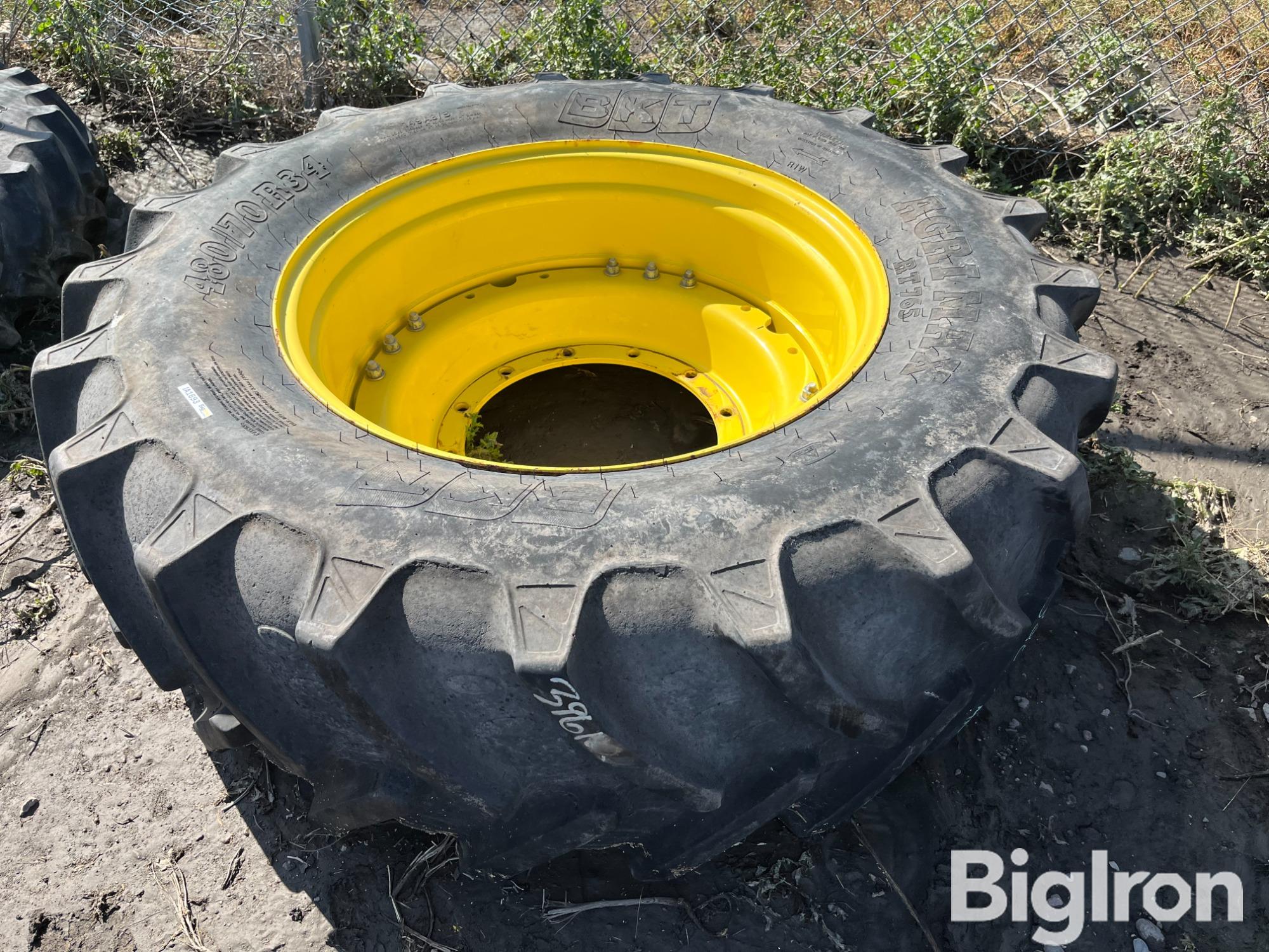 BKT Agrimax 480/70R34 Tire W/Rim BigIron Auctions