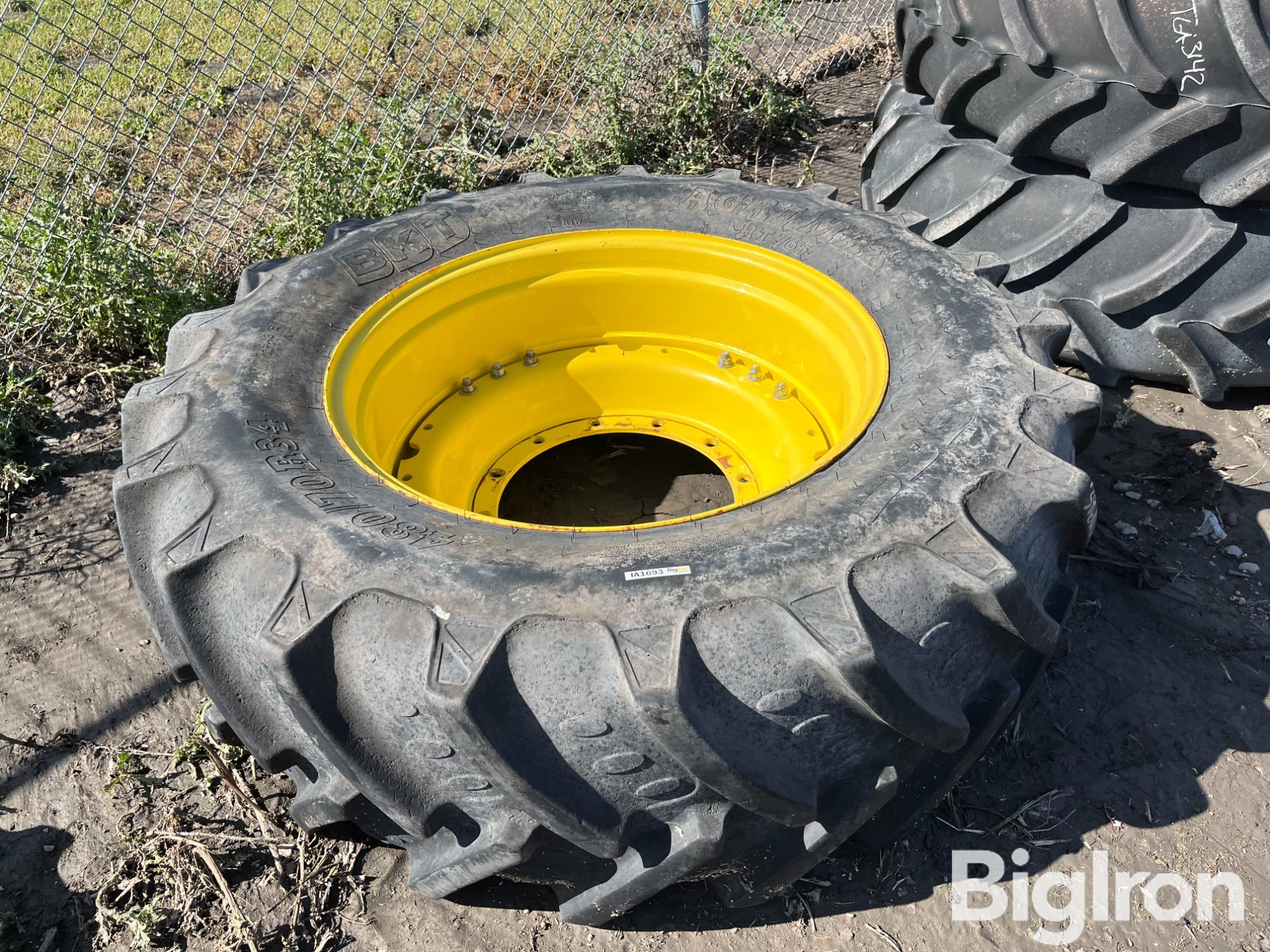 BKT Agrimax 480/70R34 Tire W/Rim BigIron Auctions