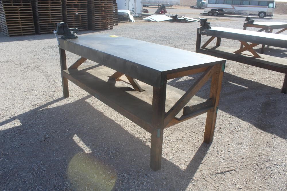 Heavy Duty Shop Work Table BigIron Auctions