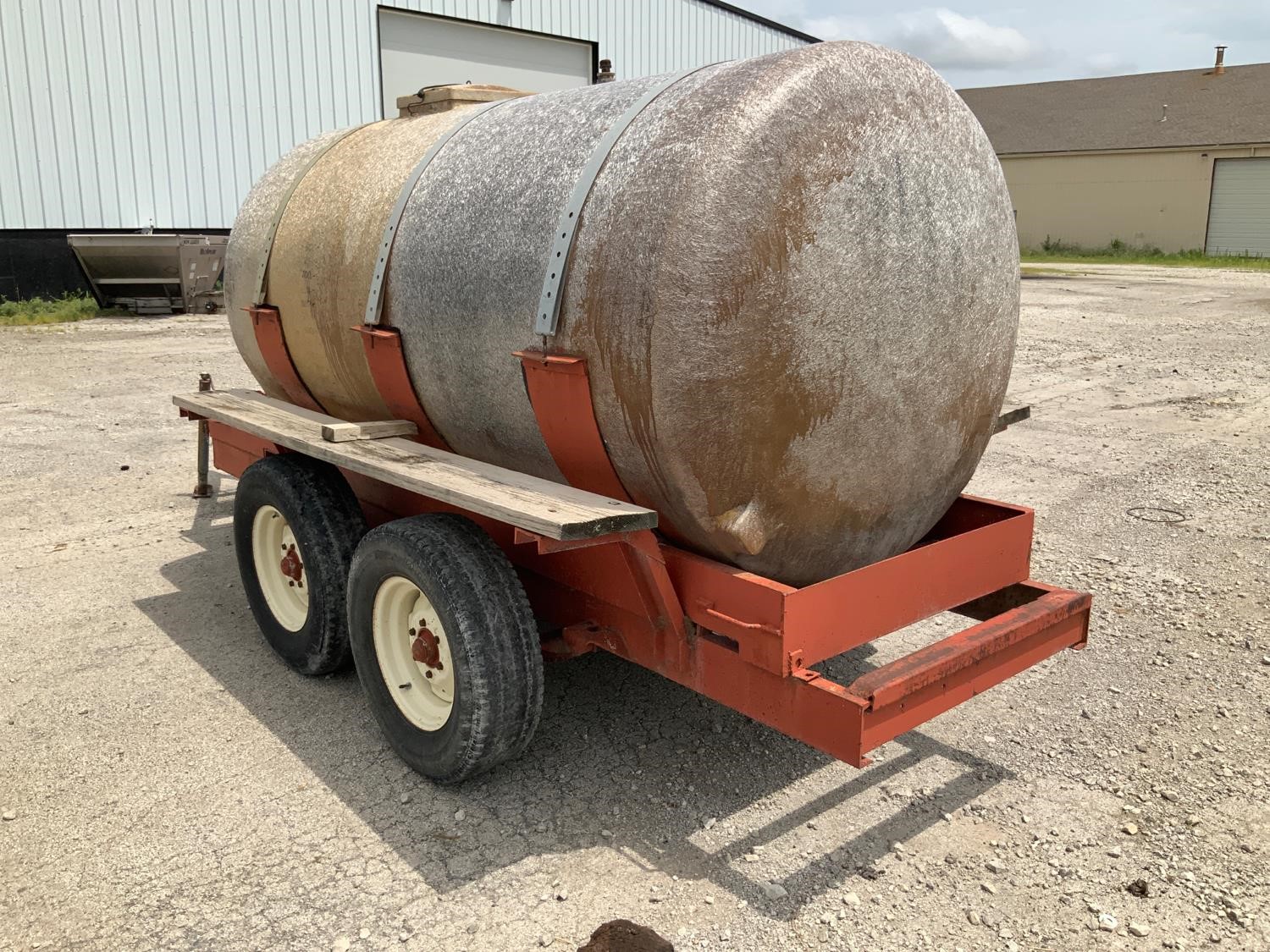 Shop Made Water Trailer W/1200-Gallon Tank BigIron Auctions