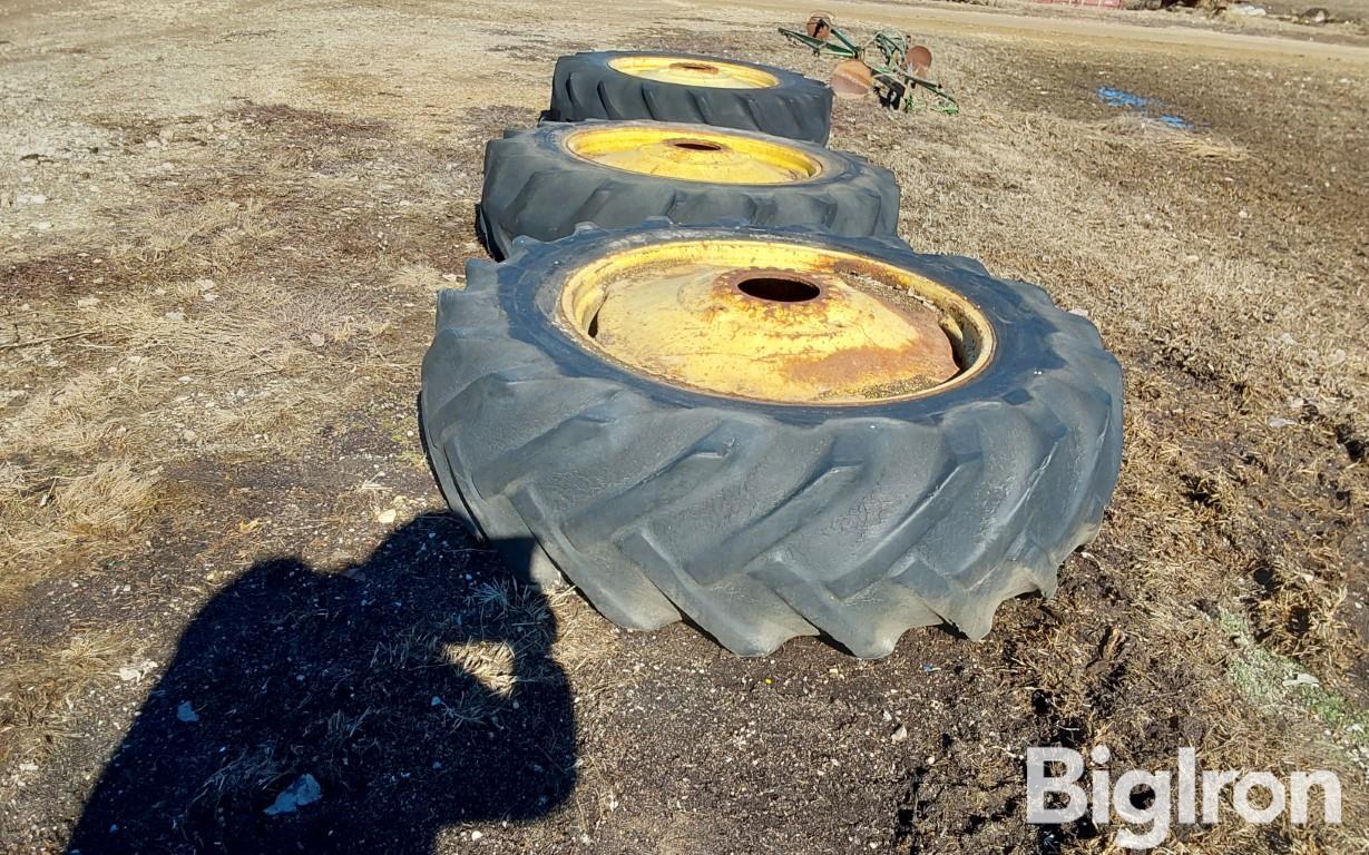 Goodyear 18.4x38 Tires On 9-Bolt Dual Rims BigIron Auctions