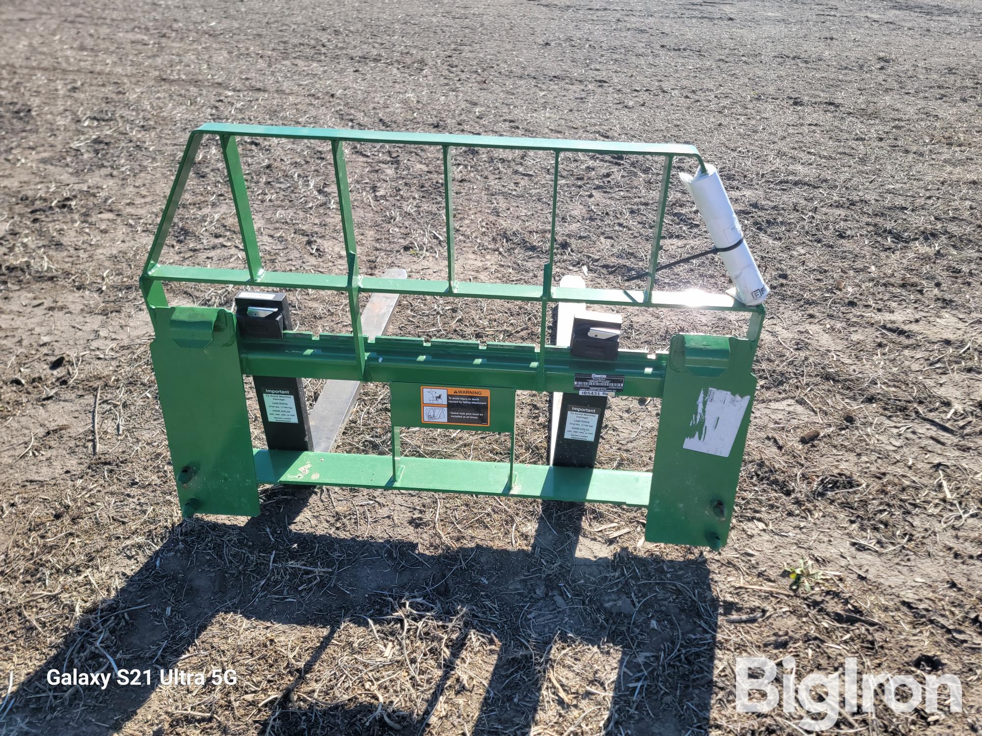 Frontier John Deere Ap12f Pallet Forks Loader Attachment Bigiron Auctions