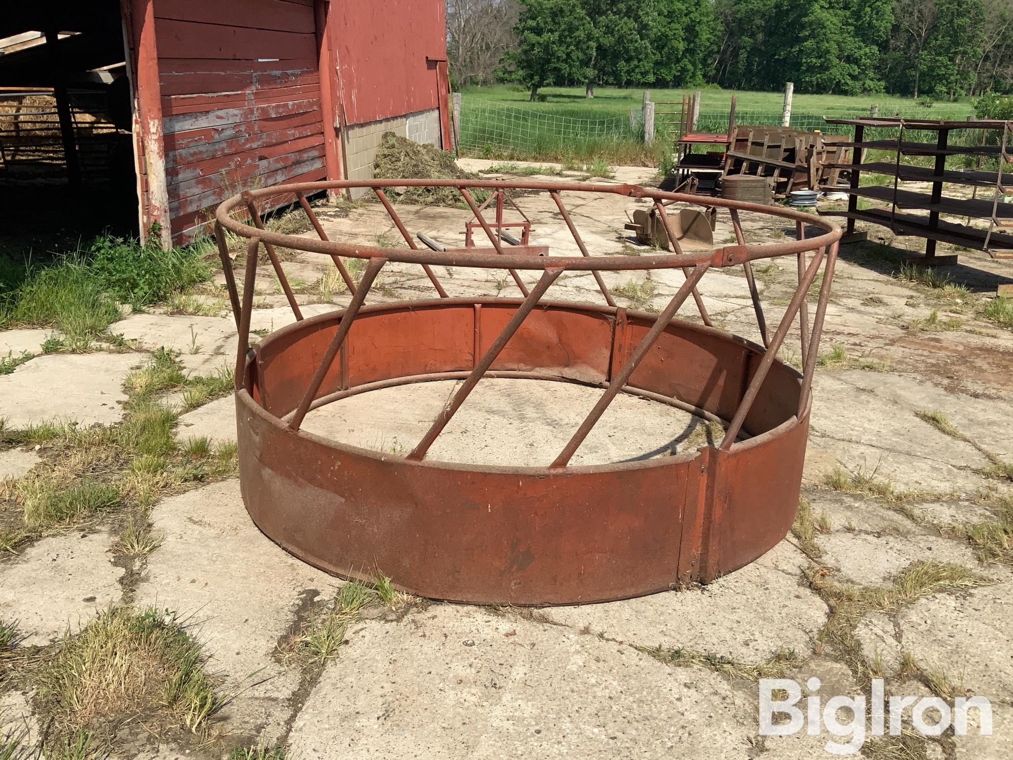 8' Round Bale Hay Feeder BigIron Auctions