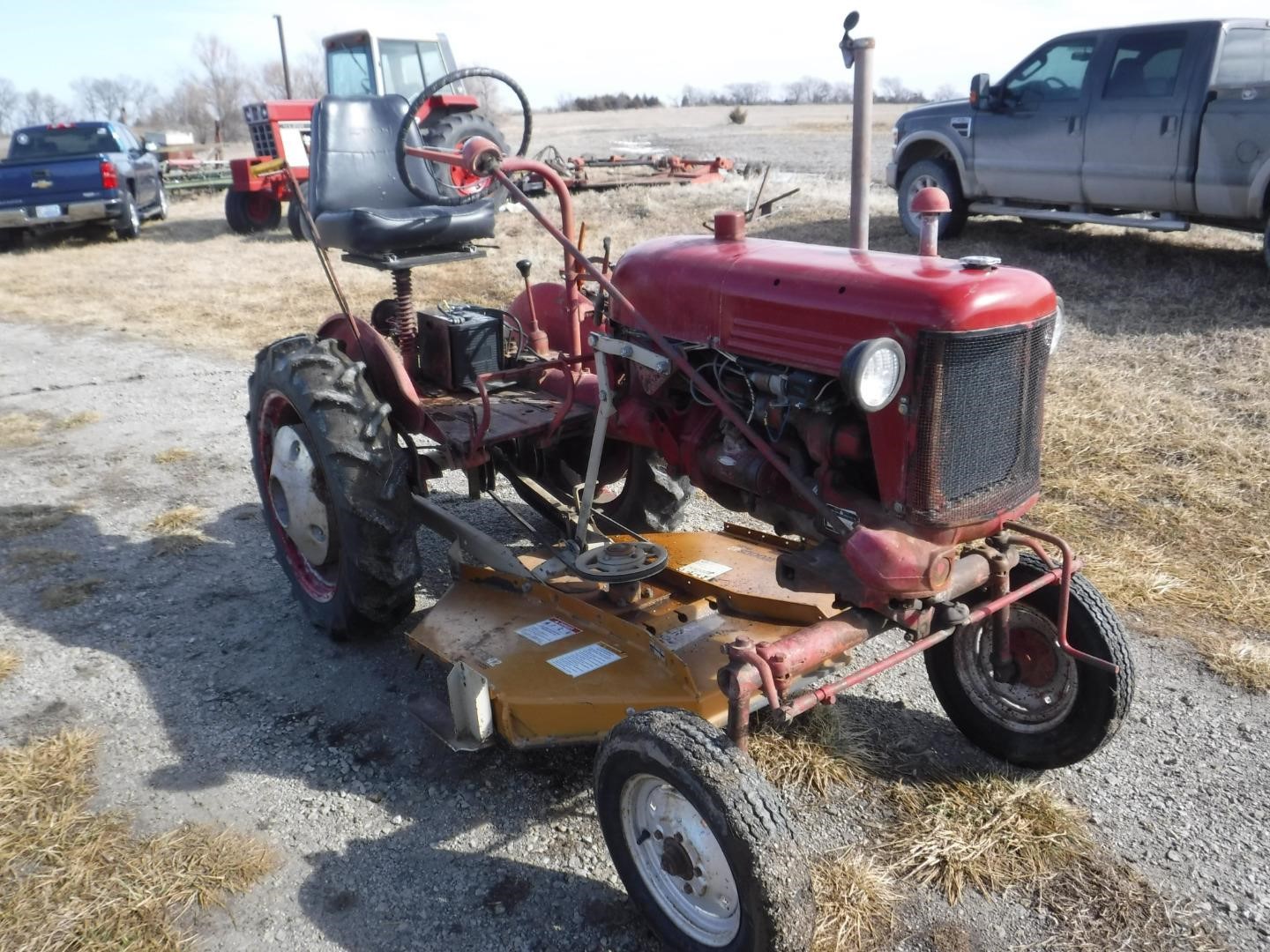 1953 Farmall Cub 2WD Tractor W Woods 42 Belly Mower BigIron Auctions