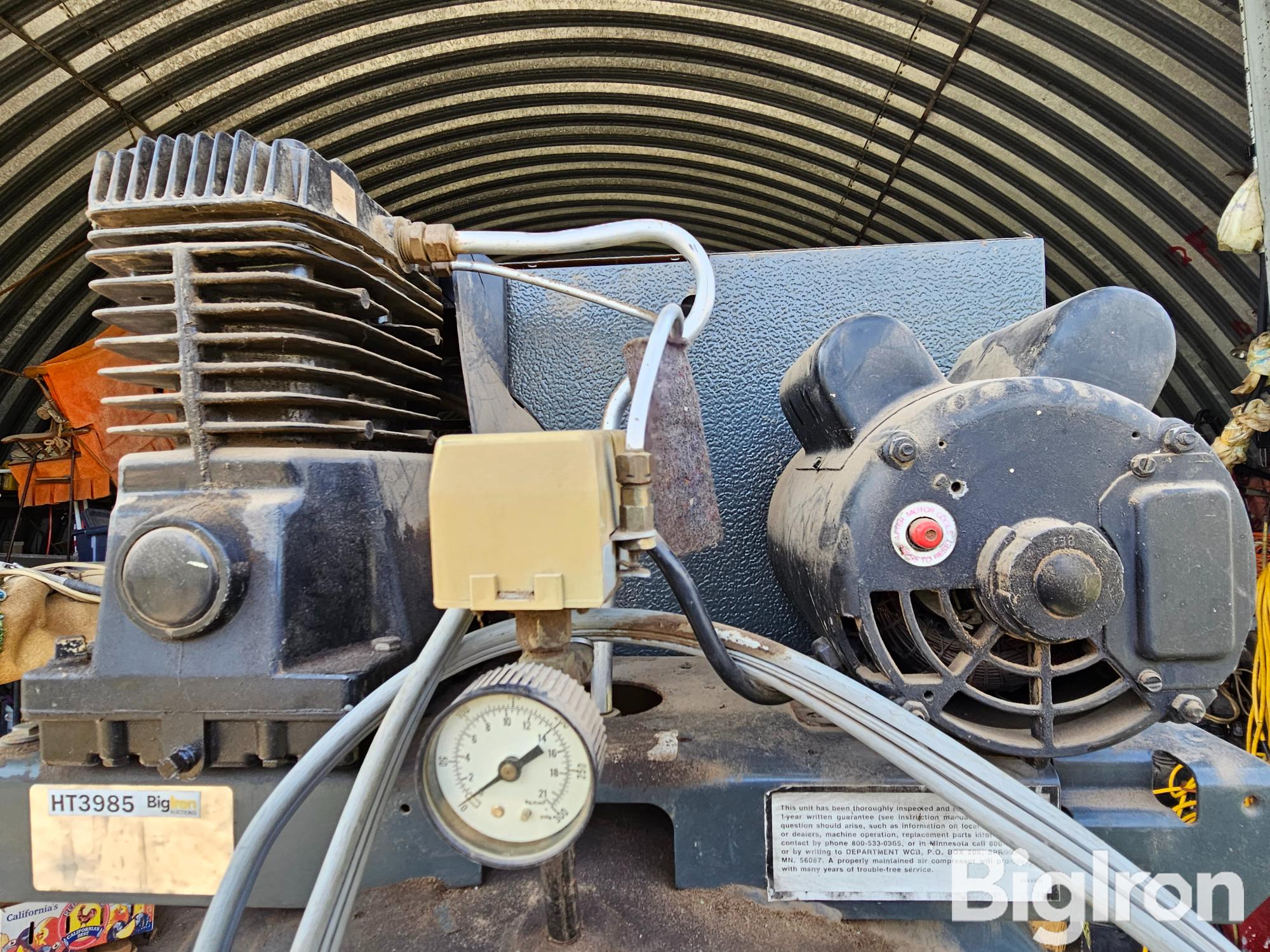 Sanborn Air Compressor BigIron Auctions