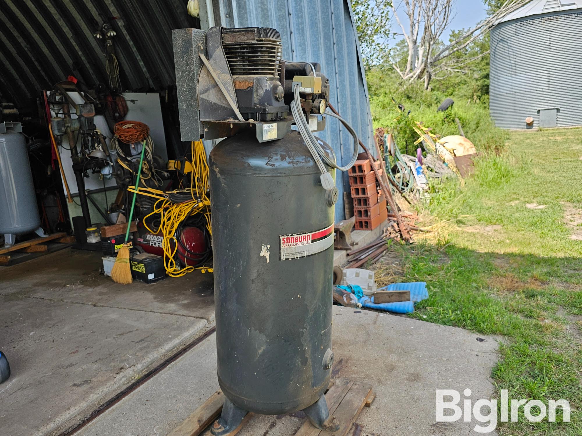 Sanborn Air Compressor BigIron Auctions