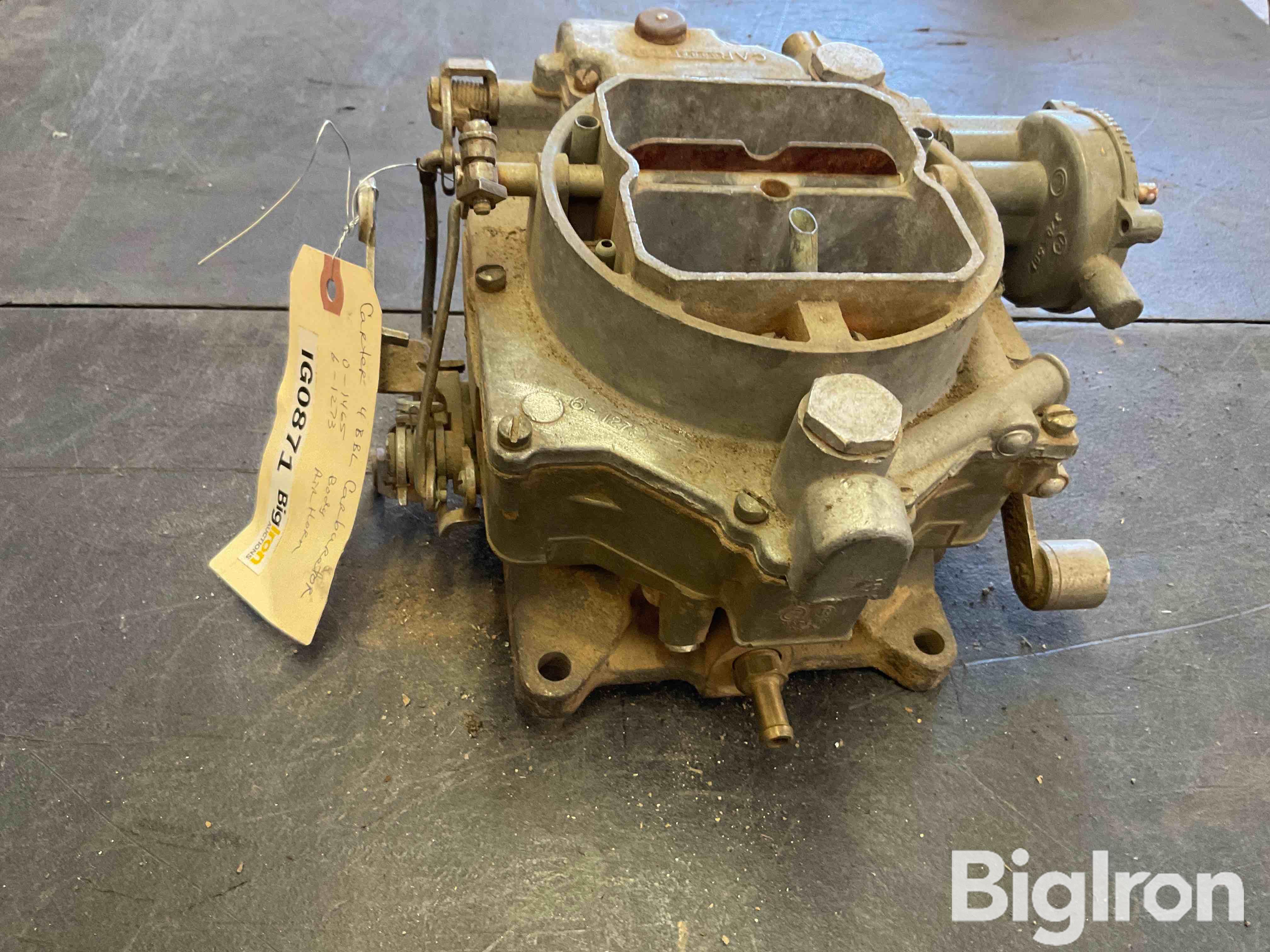 Chevrolet 4BBL Carter Carburetor BigIron Auctions   Chevrolet4bblcartercarburetor 61539a57e3354aa1b316e01484a2ac78 