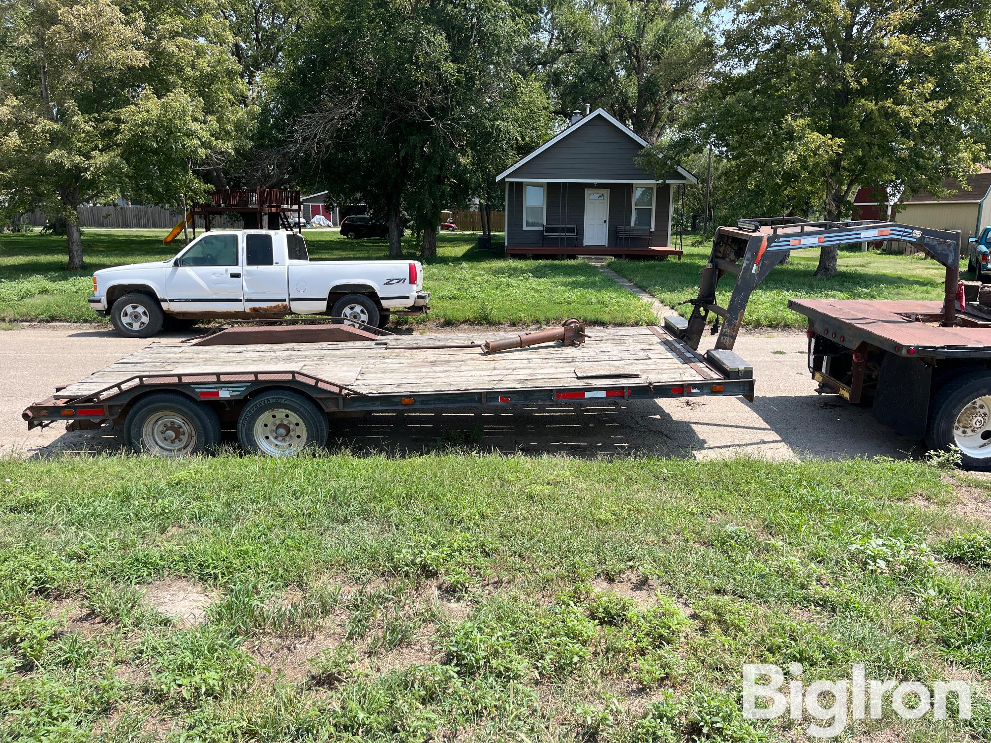 2007 Assembled 20’ Flatbed Trailer BigIron Auctions