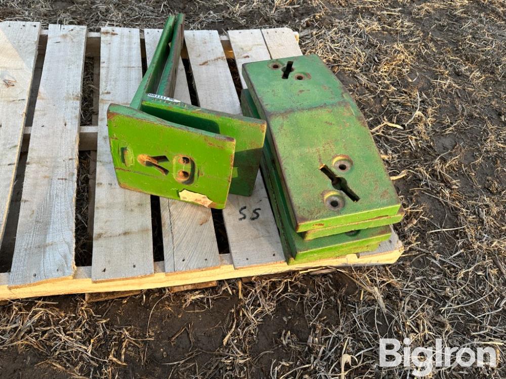 John Deere Front Weights w/ Starter Weights BigIron Auctions