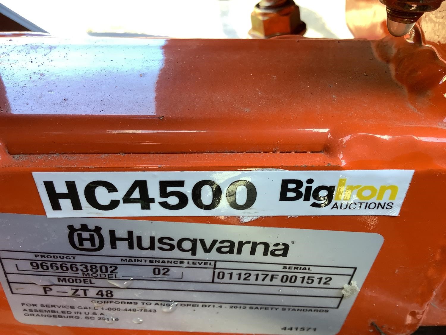 Husqvarna PZT 48 (966663802-02) - Husqvarna 48 Zero-Turn Mower