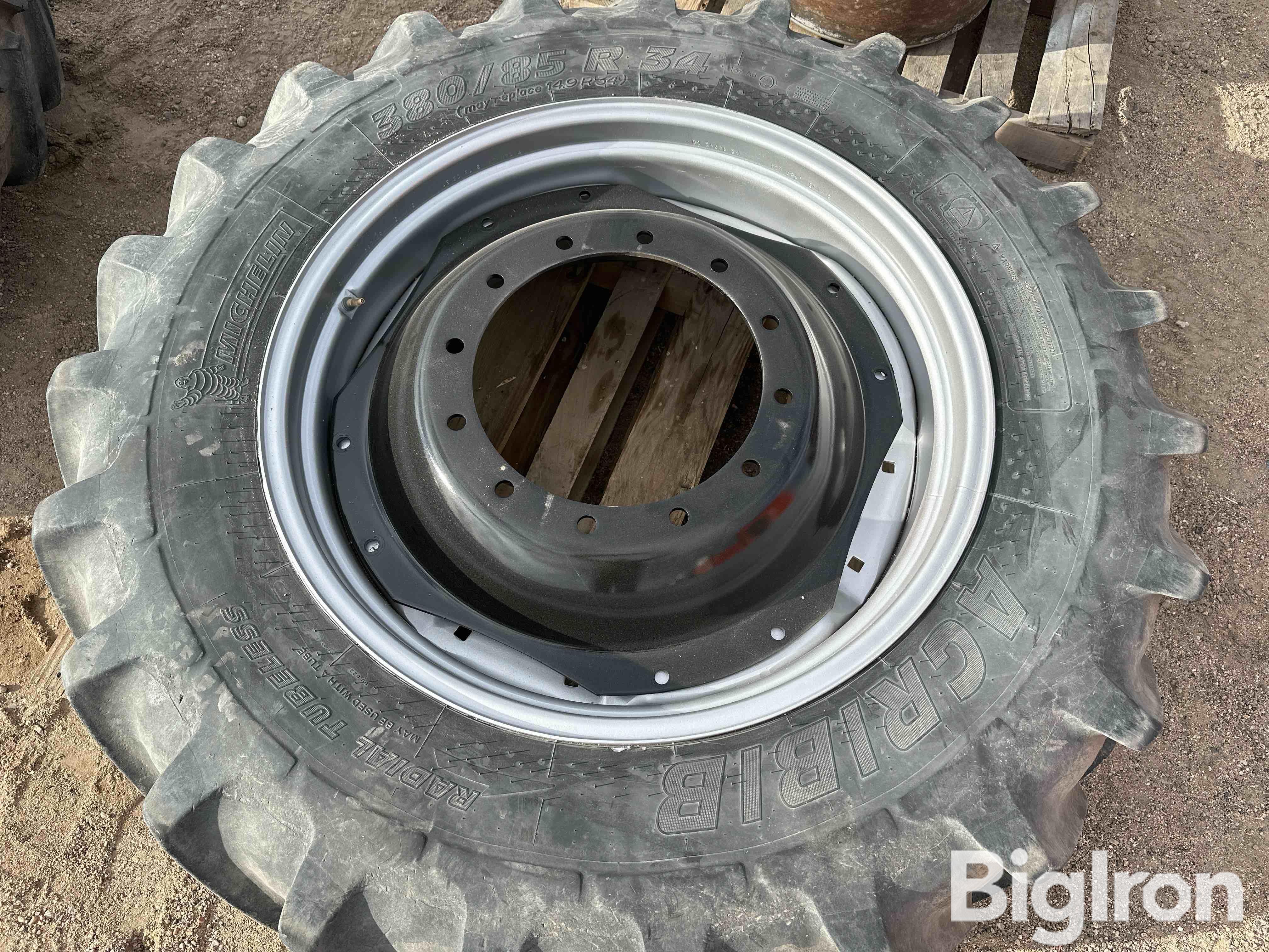 Michelin 380/85R34 Front Duals W/ Spacers BigIron Auctions