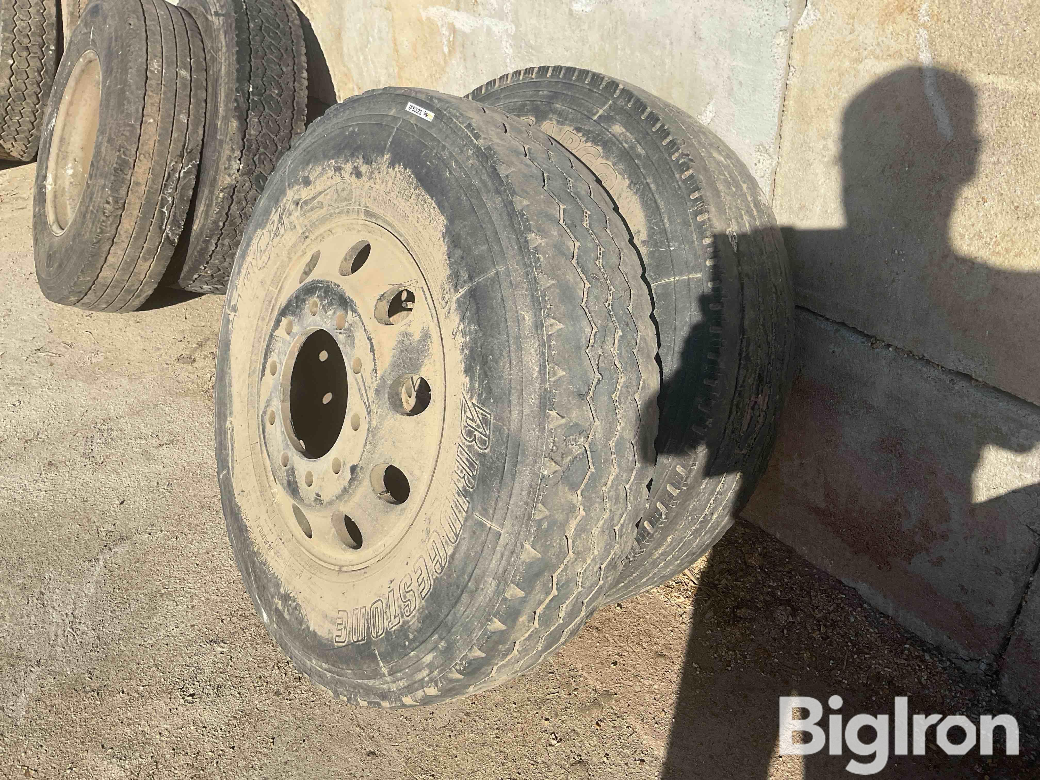 Bridgestone 11R22.5 Mounted Truck Tires BigIron Auctions