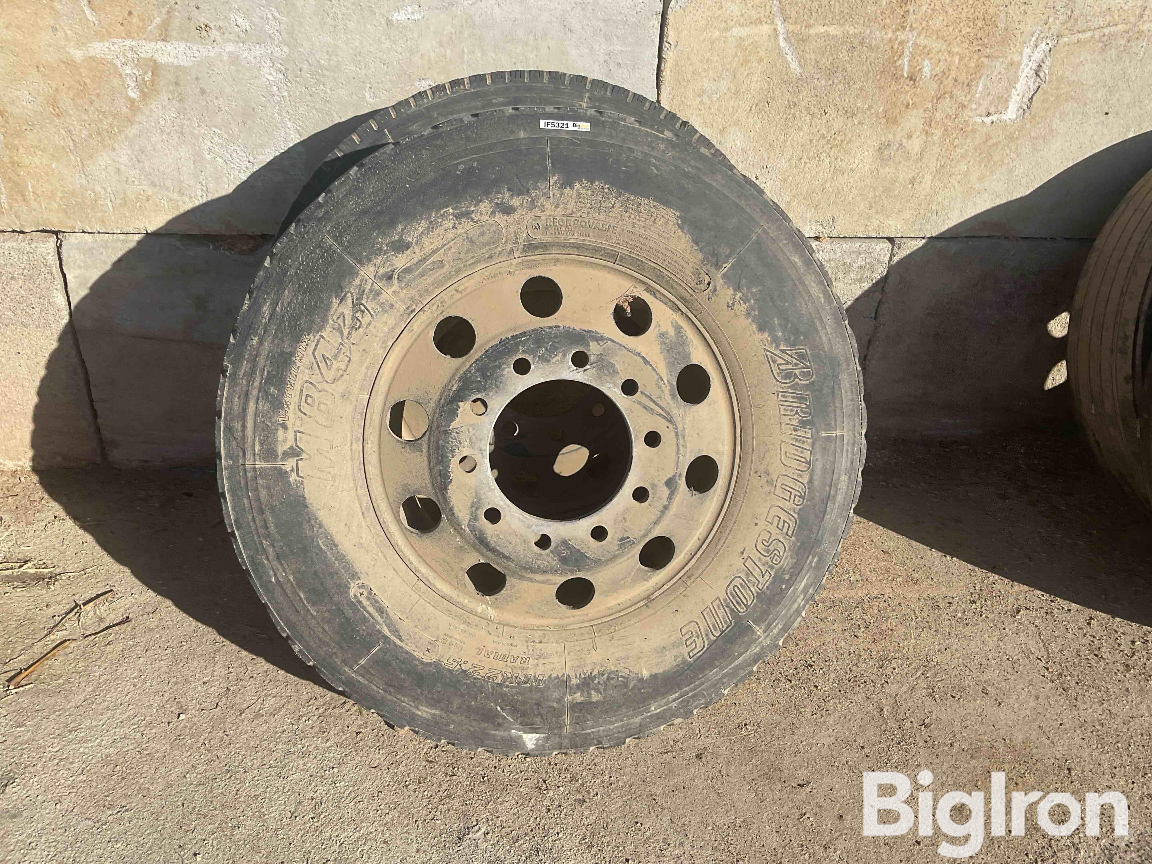 Bridgestone 11R22.5 Mounted Truck Tires BigIron Auctions