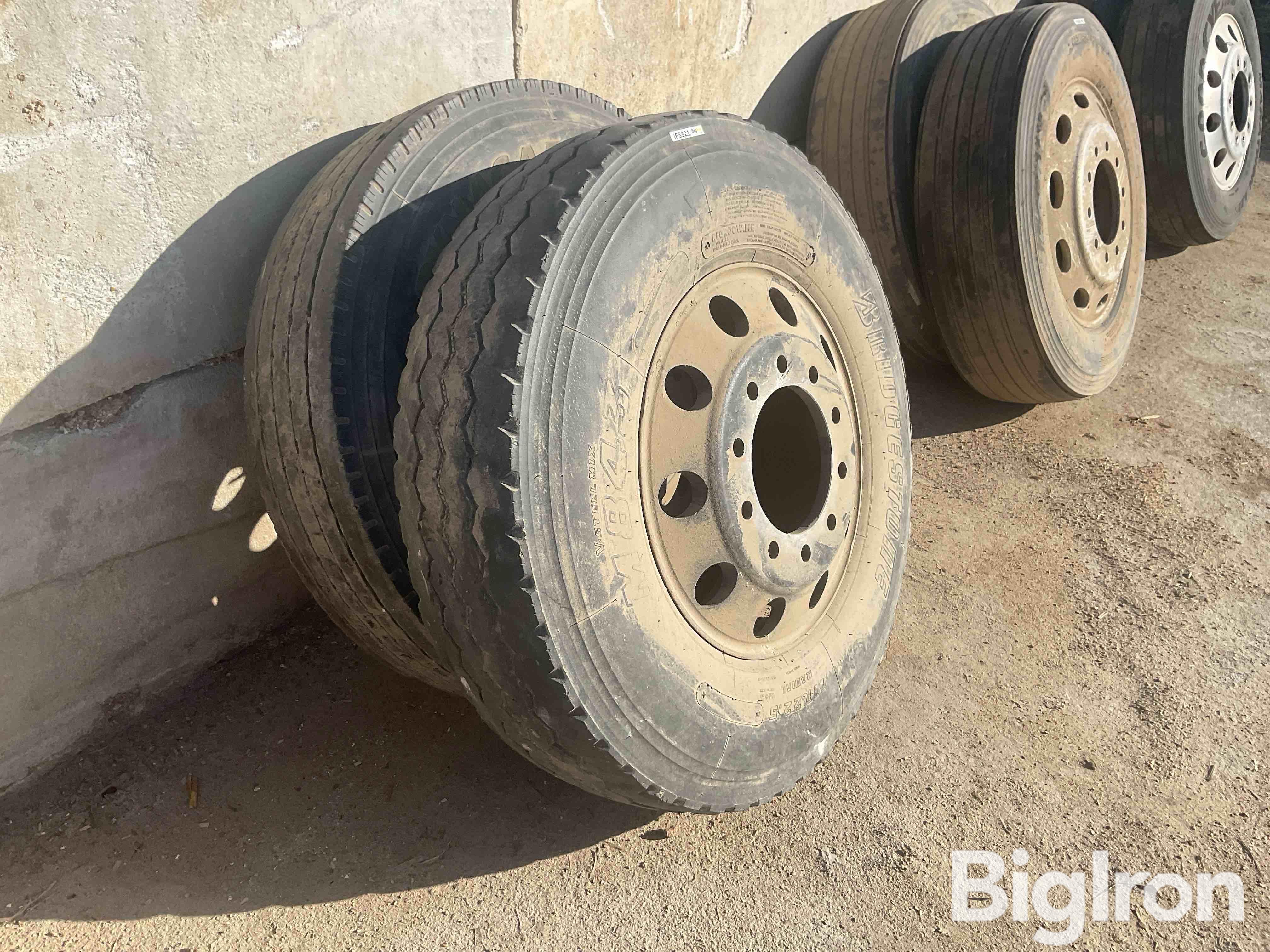 Bridgestone 11R22.5 Mounted Truck Tires BigIron Auctions