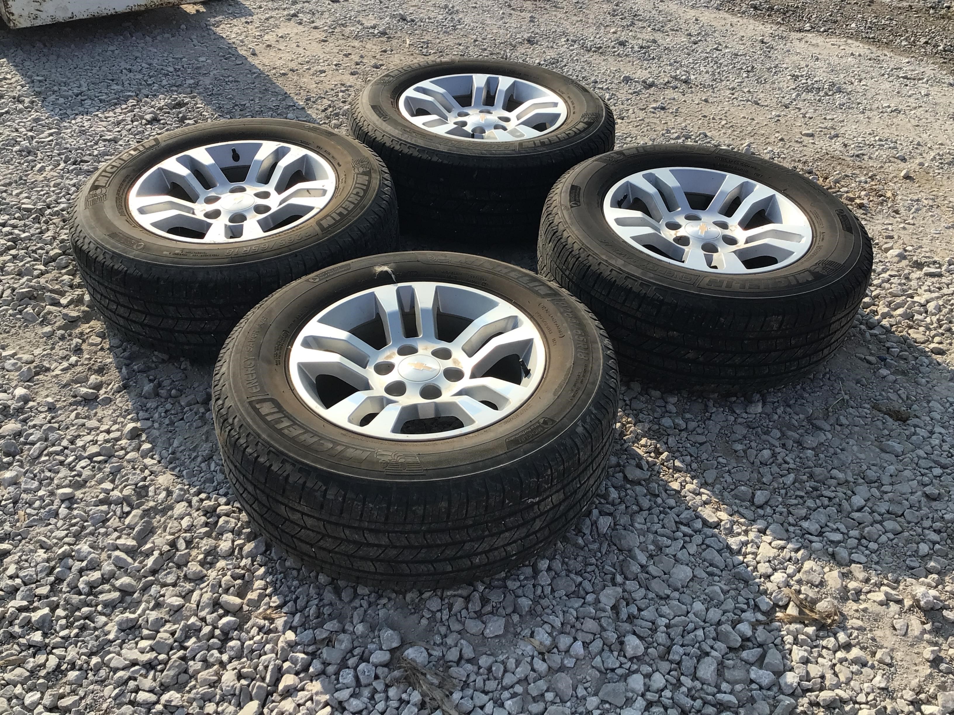 Chevrolet 18” Wheels & 265/65R18 Tires BigIron Auctions