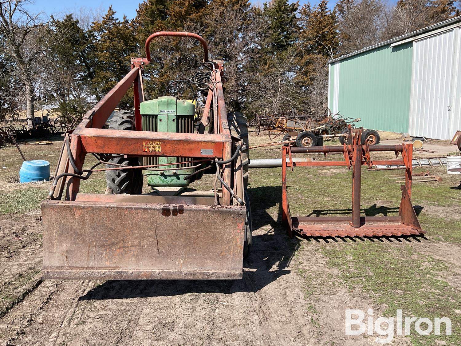 1954 John Deere 60 2WD Tractor W/ Farmhand Loader BigIron Auctions