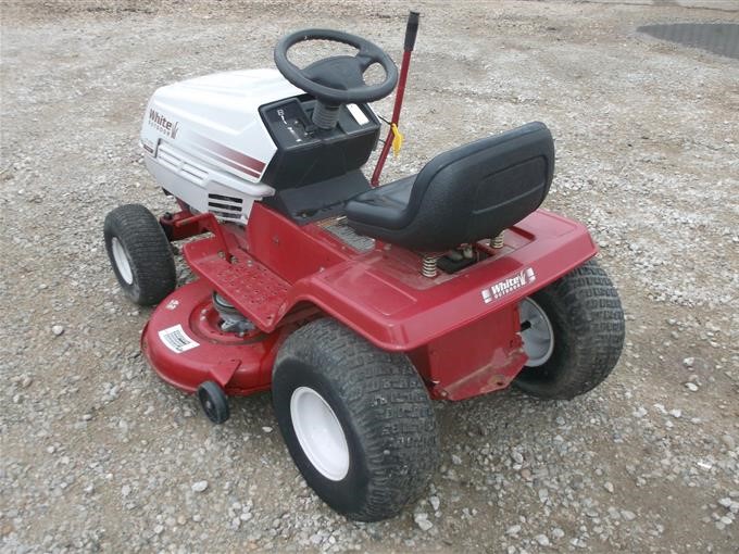 White LT175 Lawn Mower BigIron Auctions