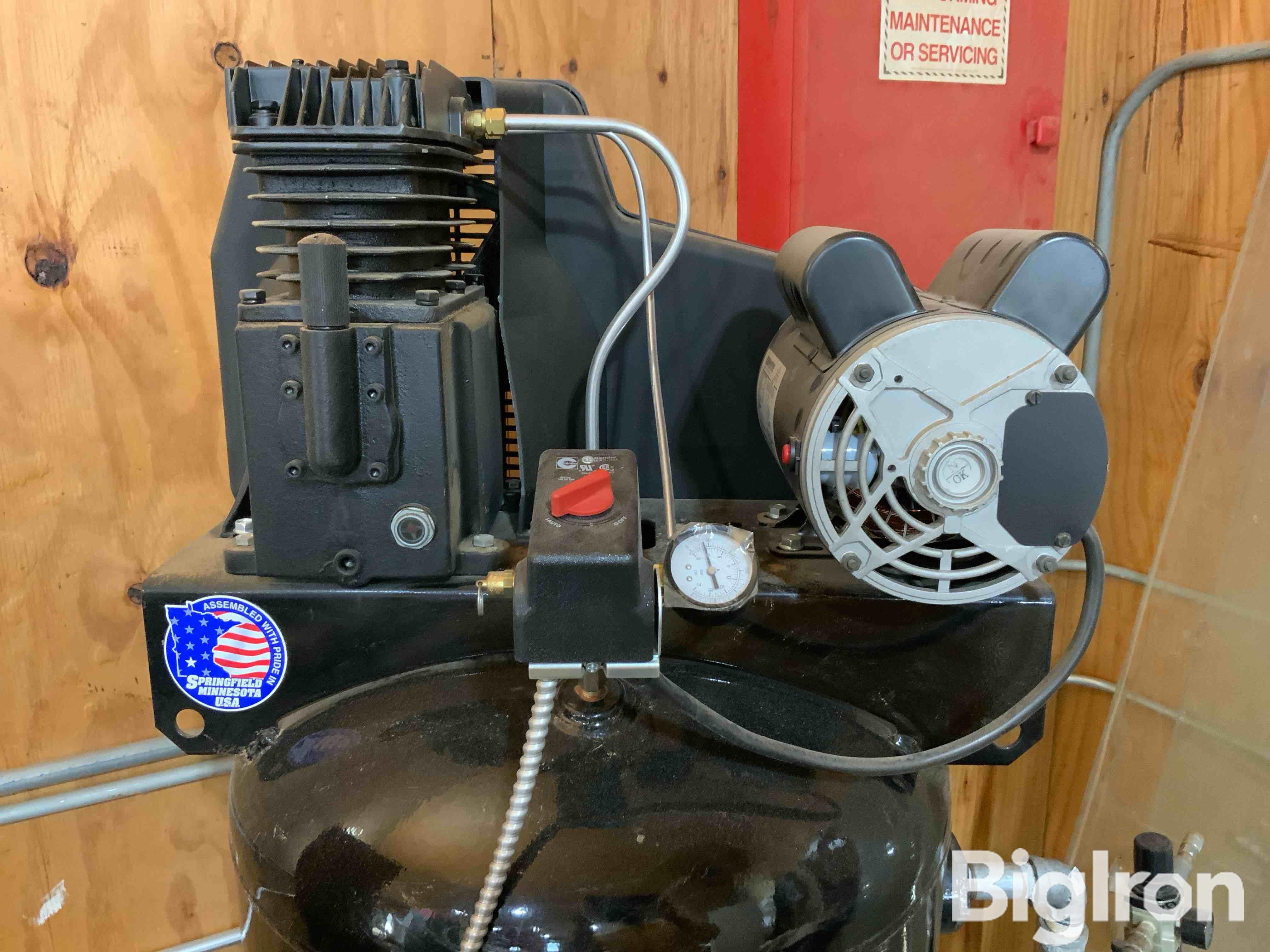 Sanborn 60-Gallon 155 PSI Air Compressor BigIron Auctions