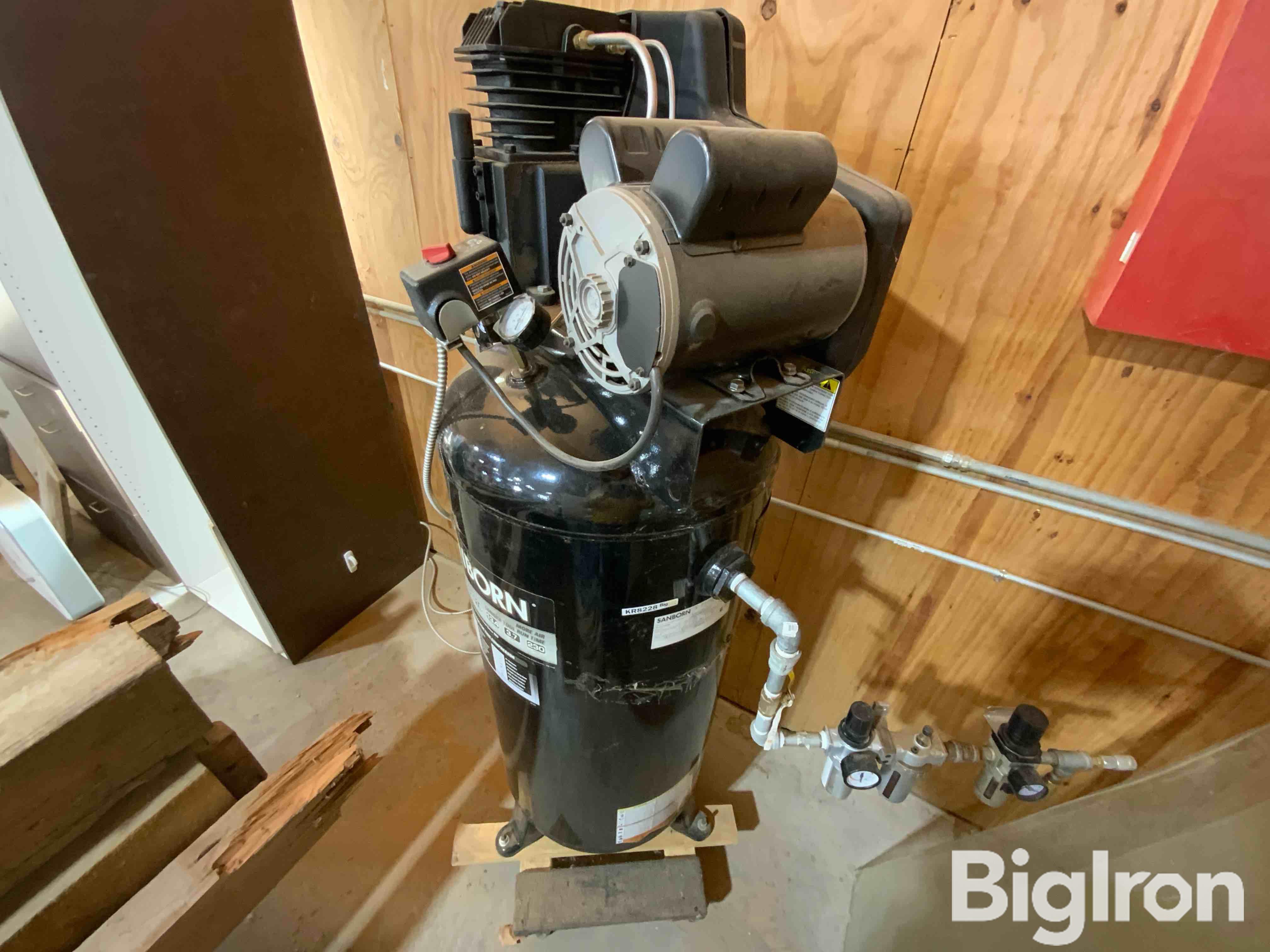 Sanborn 60-Gallon 155 PSI Air Compressor BigIron Auctions