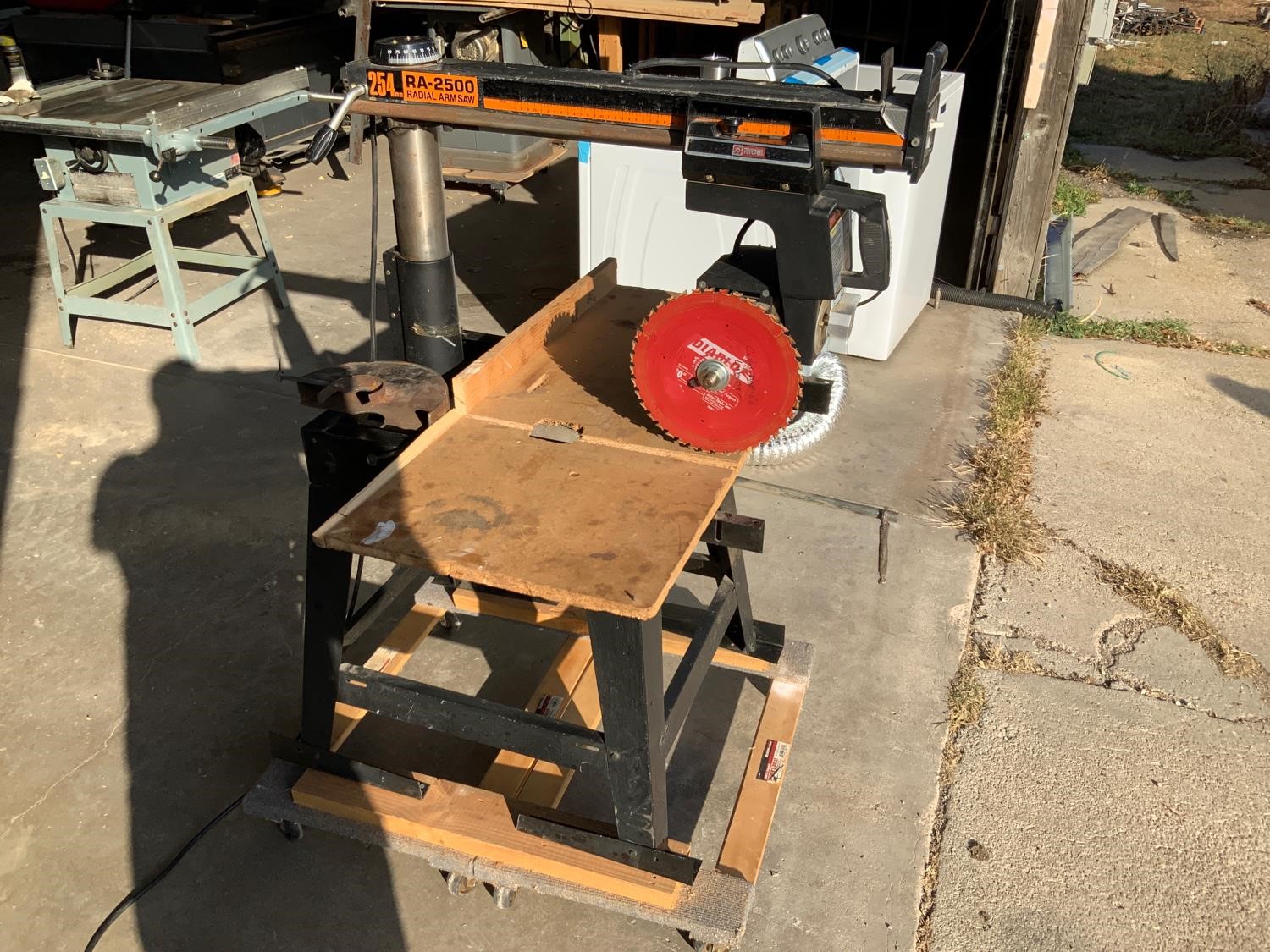 Ryobi radial deals arm saw ra2500