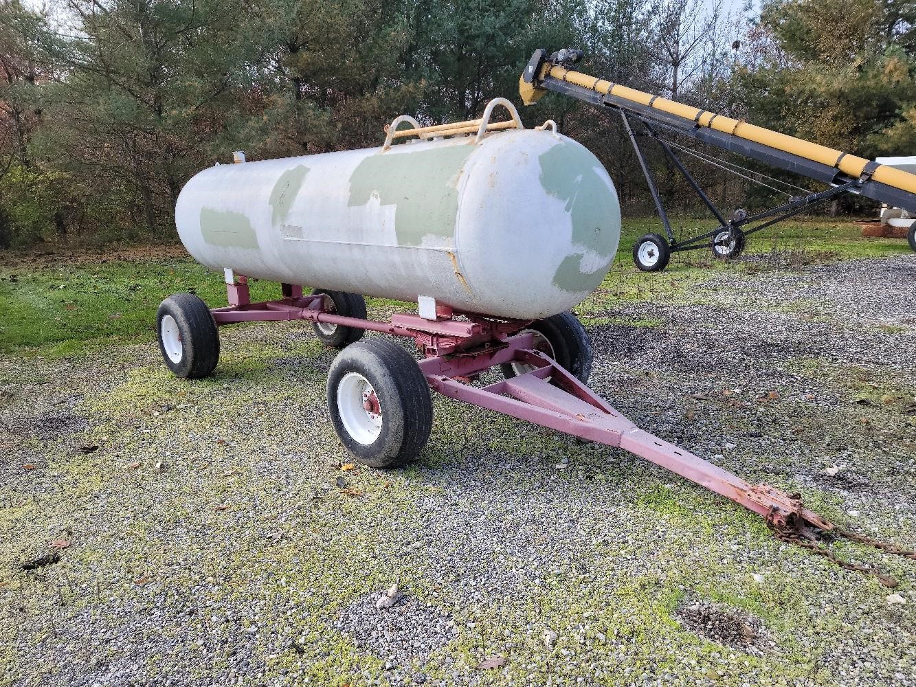 1000 Gallon Ammonia Tank W/cart BigIron Auctions