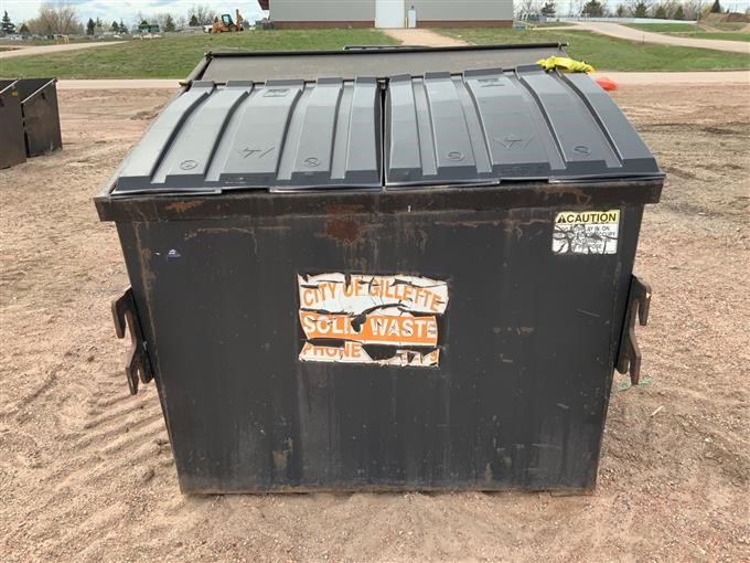 3 Yard Garbage Container BigIron Auctions