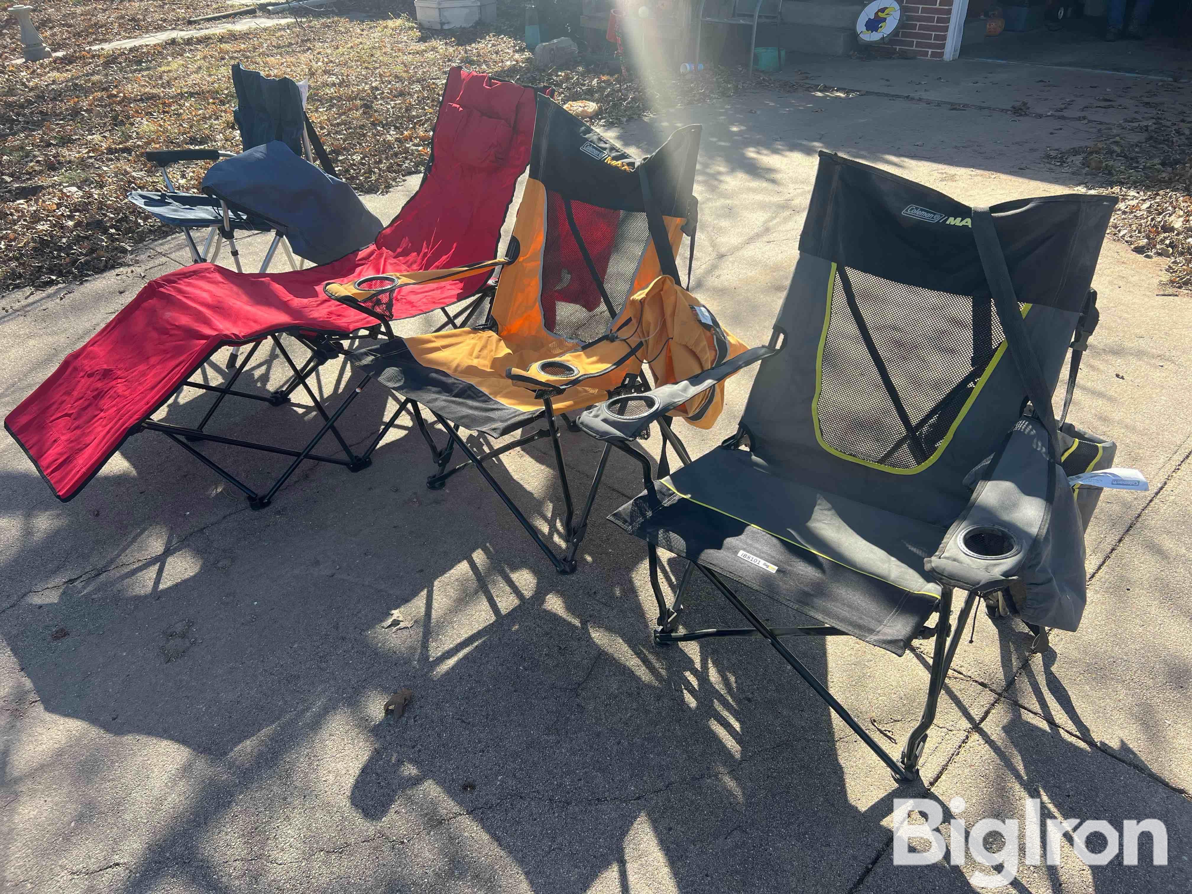 Coleman Camping Chairs BigIron Auctions   Noname 39641 A57a9dae30c940e4a357752fbda7bcfc 