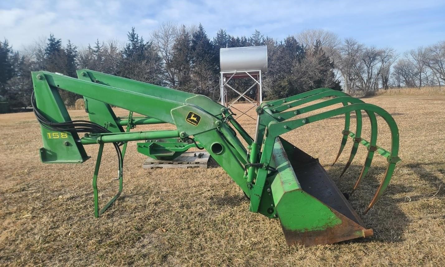 John Deere 158 Front End Loader And Grapple BigIron Auctions