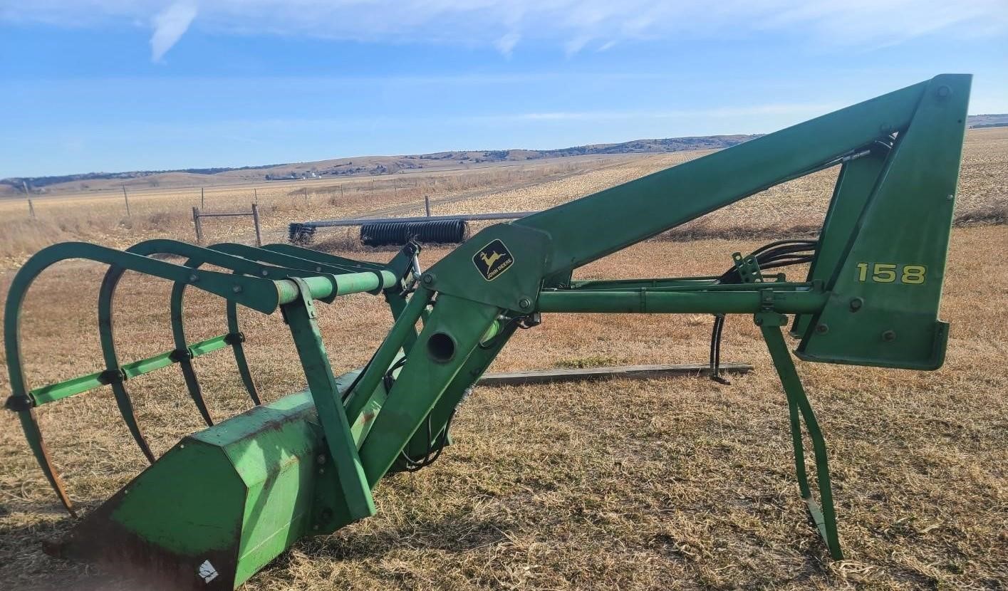 John Deere 158 Front End Loader And Grapple BigIron Auctions