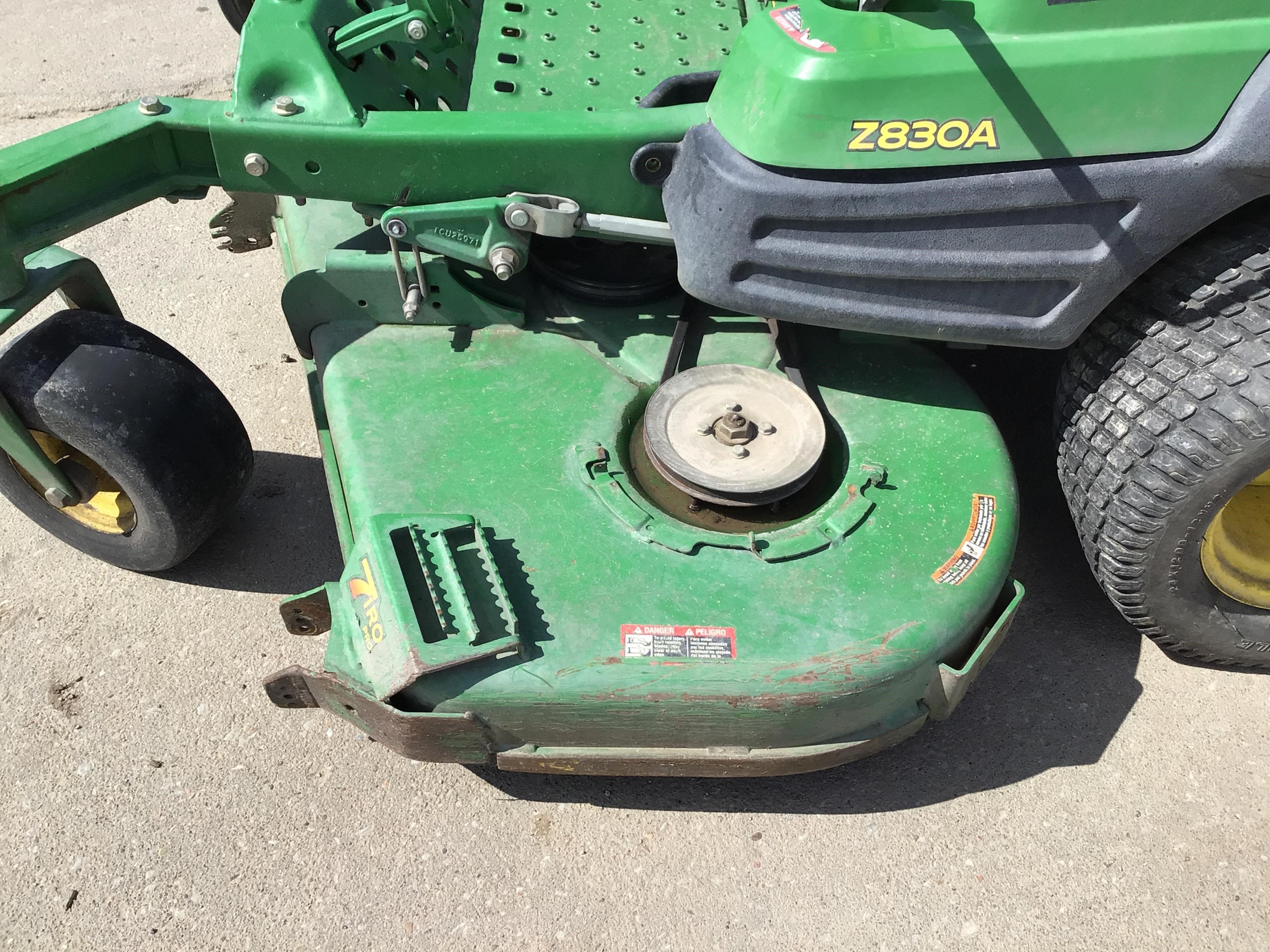 John Deere Z830a Ztr Mower Bigiron Auctions 7772