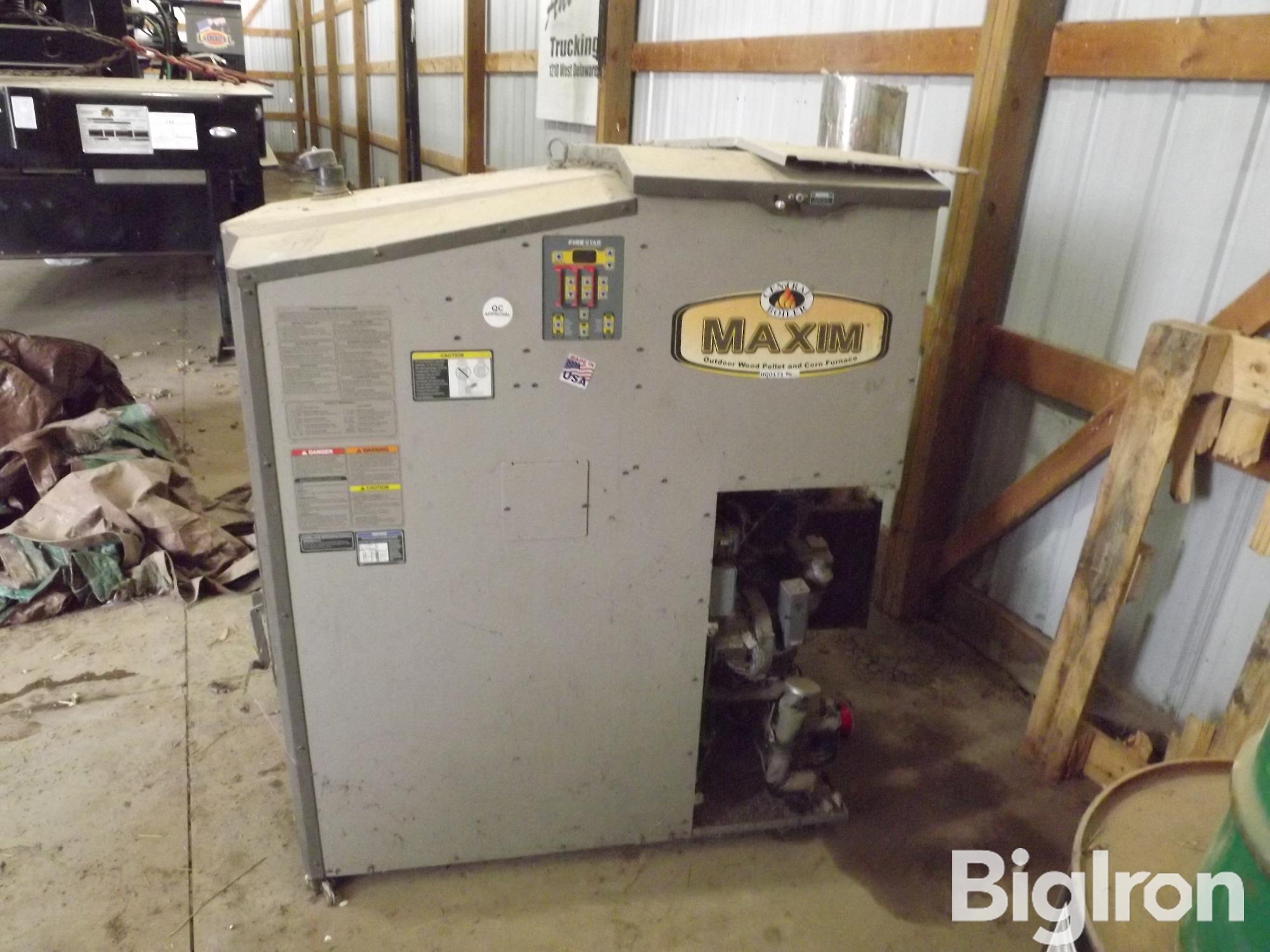 Central Boiler Maxim M250 Wood Pellet & Corn Furnace Boiler BigIron ...