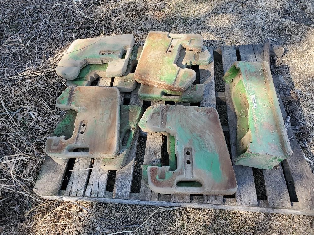 John Deere Front Weight Mount & Suitcase Weights BigIron Auctions