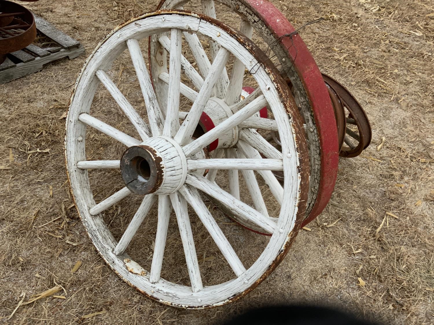 Antique Wood Spoked Wheels BigIron Auctions