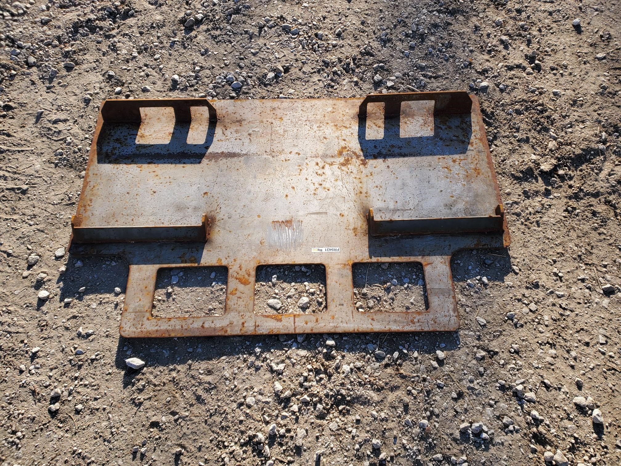 2021 Heavy Duty Universal Skid Steer Mounting Plate BigIron Auctions