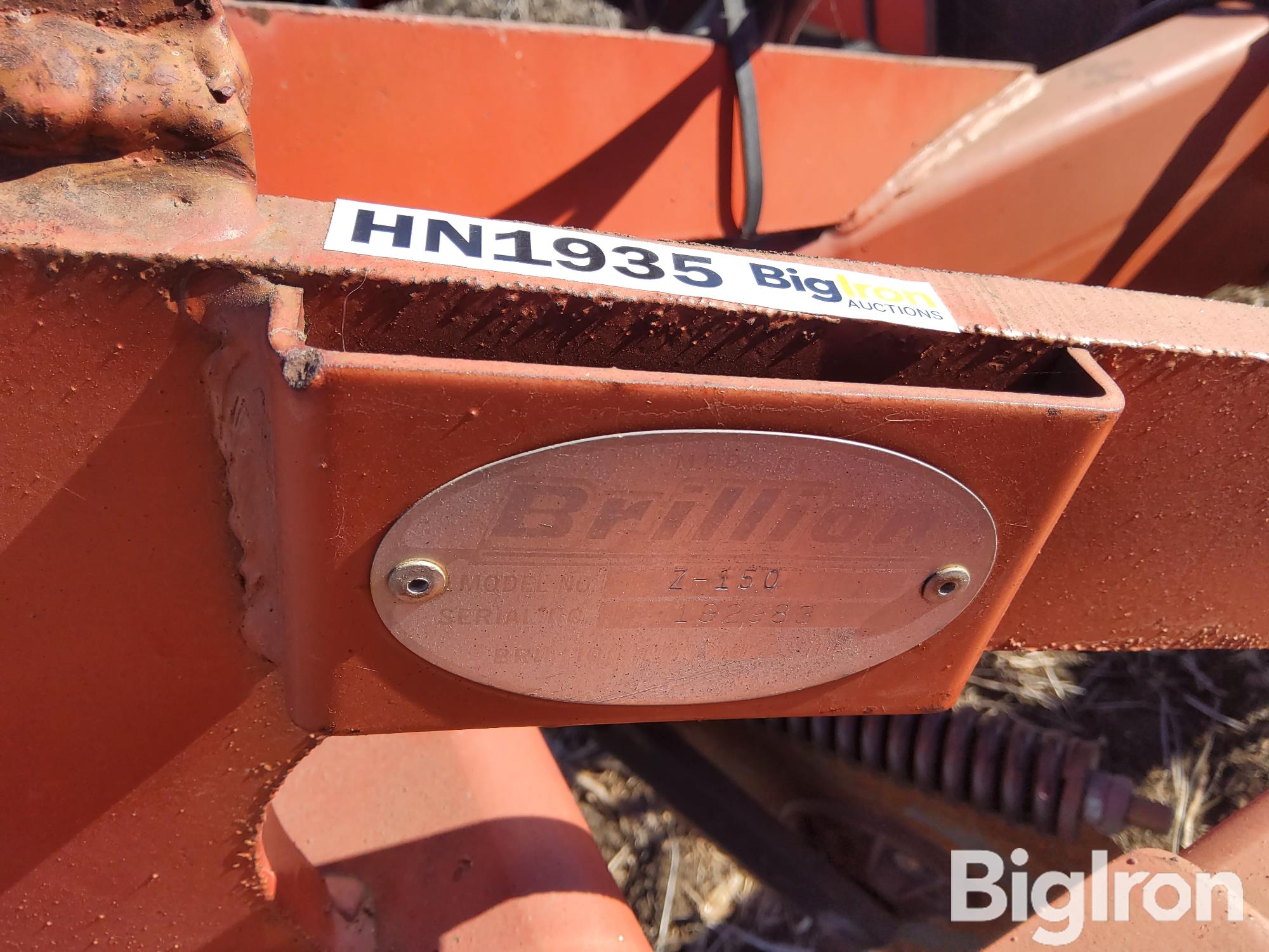 Brillion Z-150 4 Shank Ripper BigIron Auctions