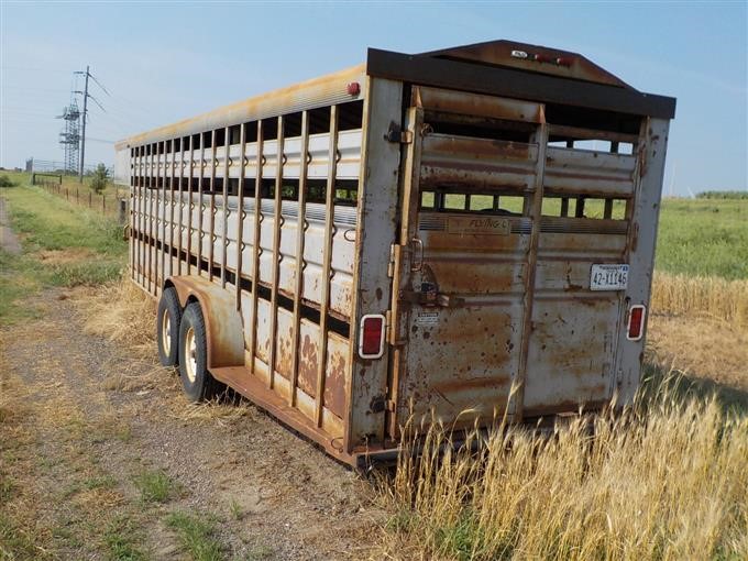 1993 Flying L Livestock Trailer BigIron Auctions