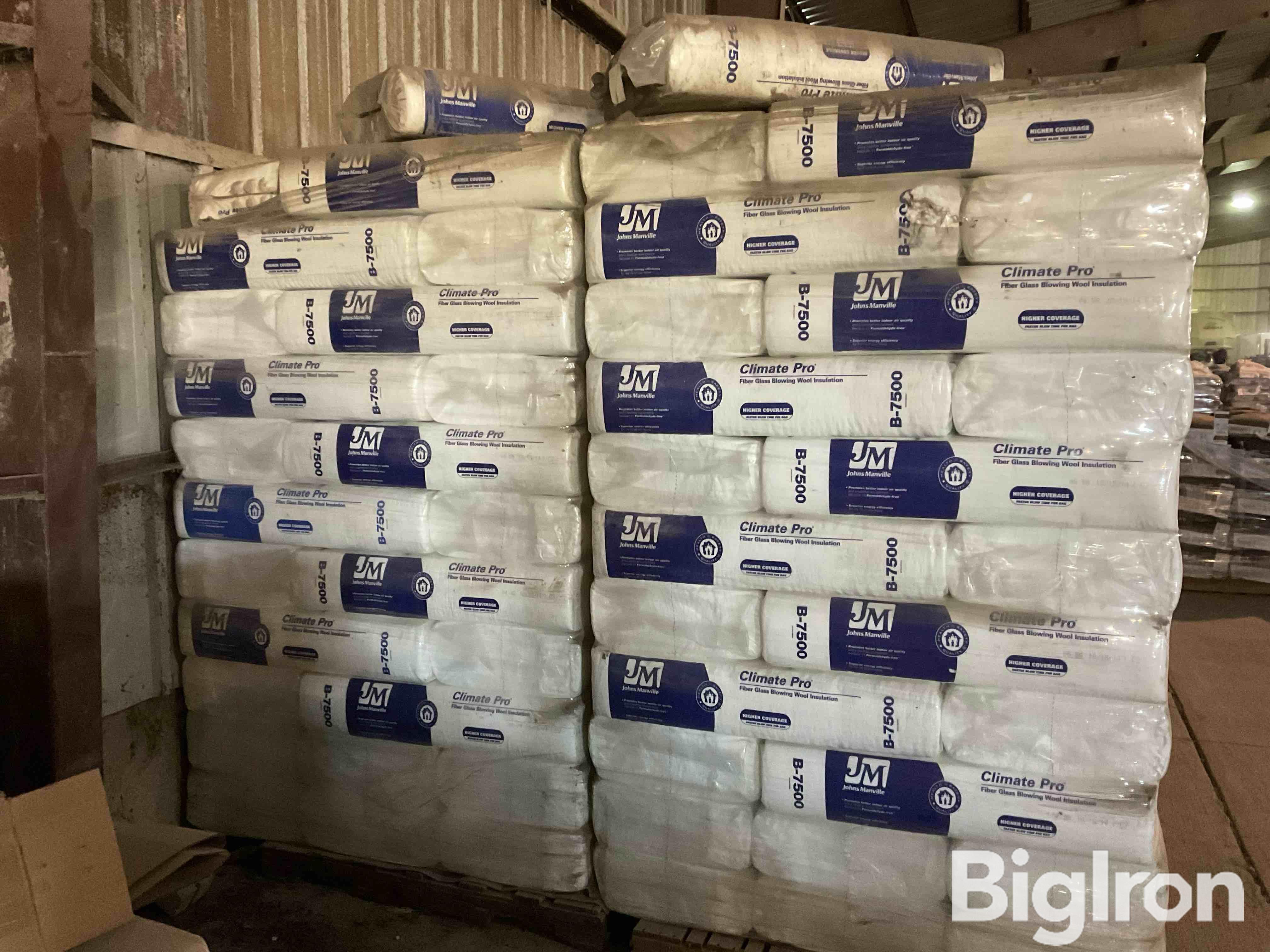 Johns Manville B-7500 Fiberglass Blowing Insulation BigIron Auctions