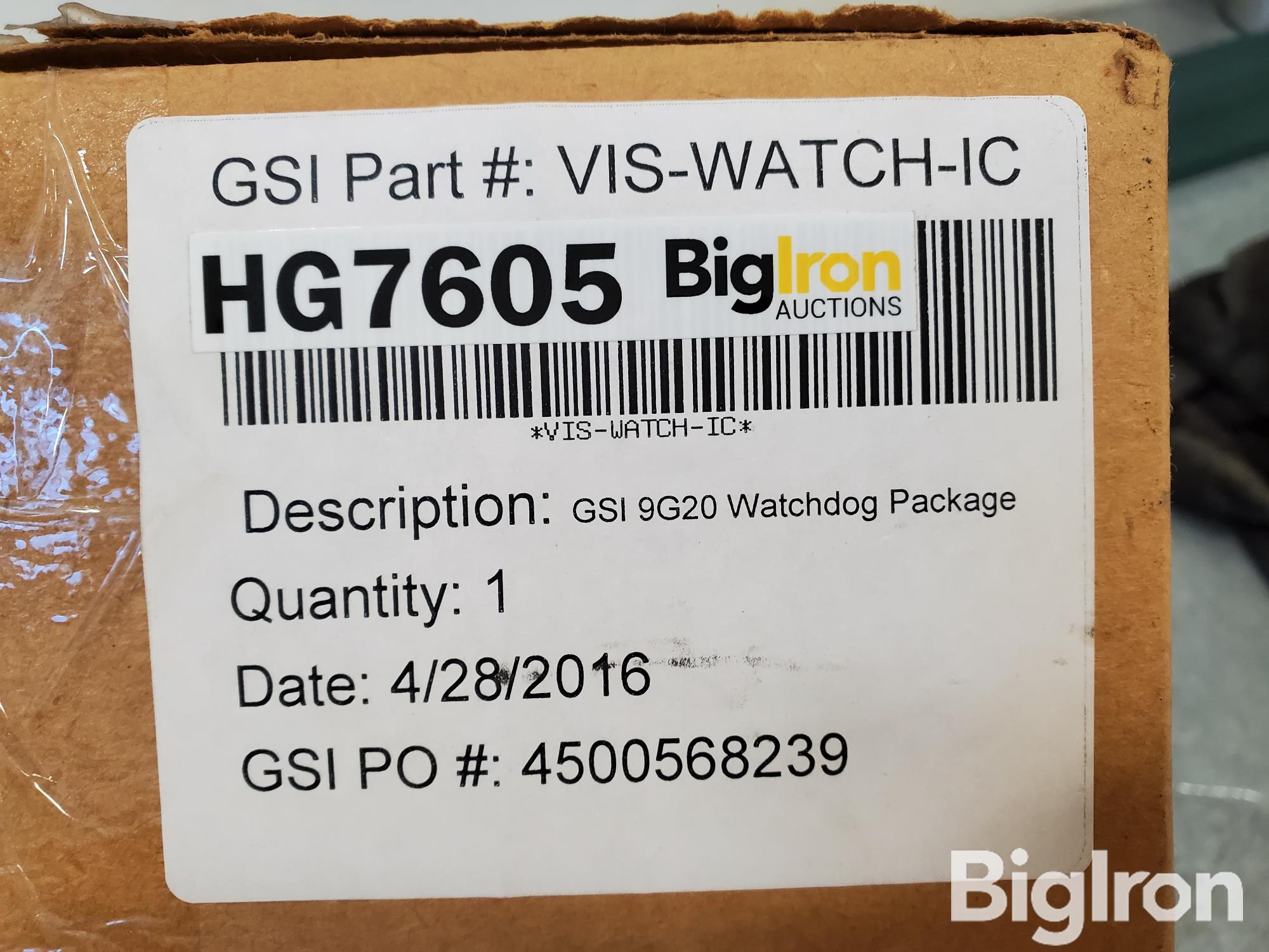 GSI 9G20 Grain Bin Watch Dog Package BigIron Auctions