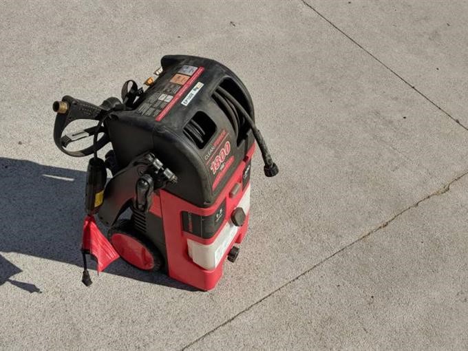 Clean force 1800 psi deals power washer price