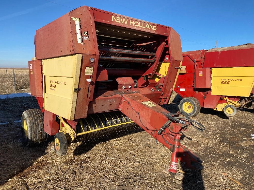 New Holland Sperry 855 Auto Wrap Round Baler BigIron Auctions