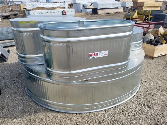 2017 Behlen Mfg Galvanized Stock Tanks Total Of 7 BigIron Auctions