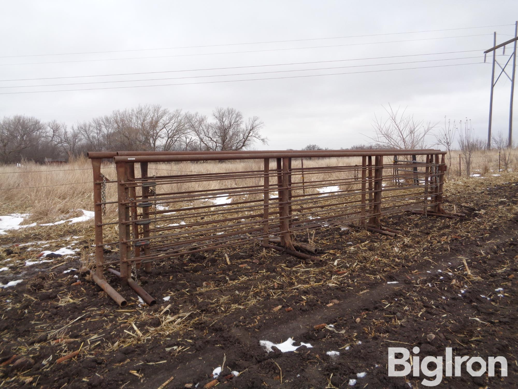 Freestanding 24' Steel Livestock Panels BigIron Auctions