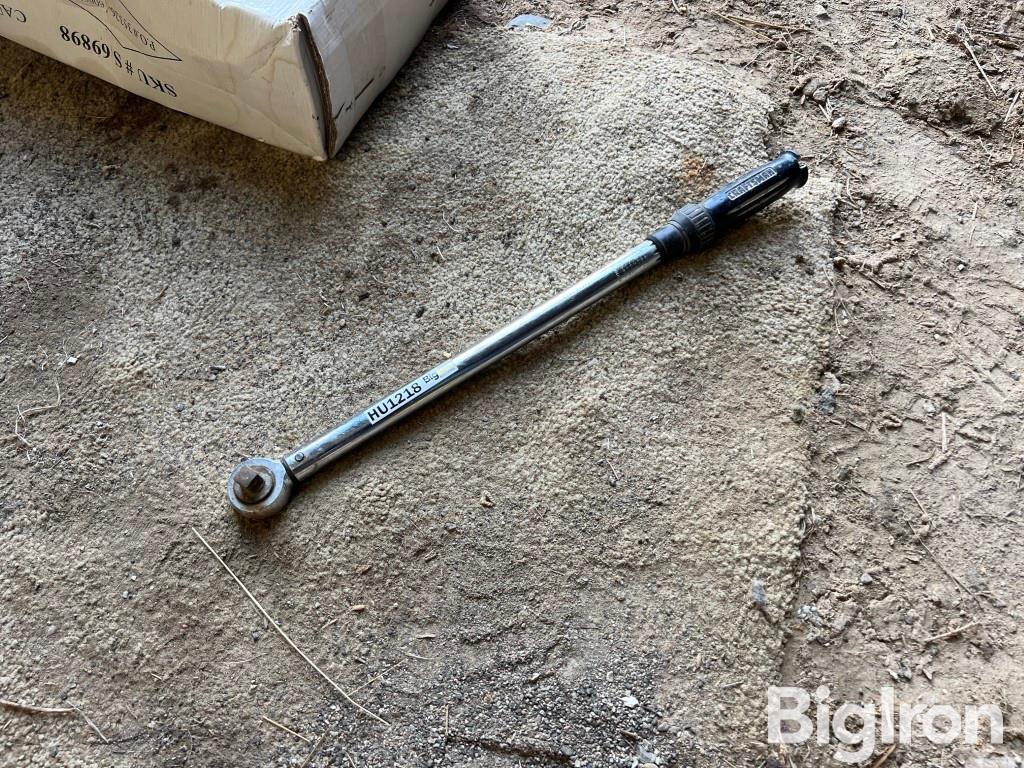 Craftsman Torque Wrench Bigiron Auctions