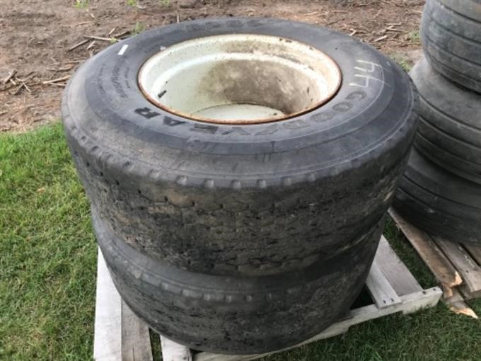 Goodyear 385/65R22.5 Super Single Tires On Rims BigIron Auctions