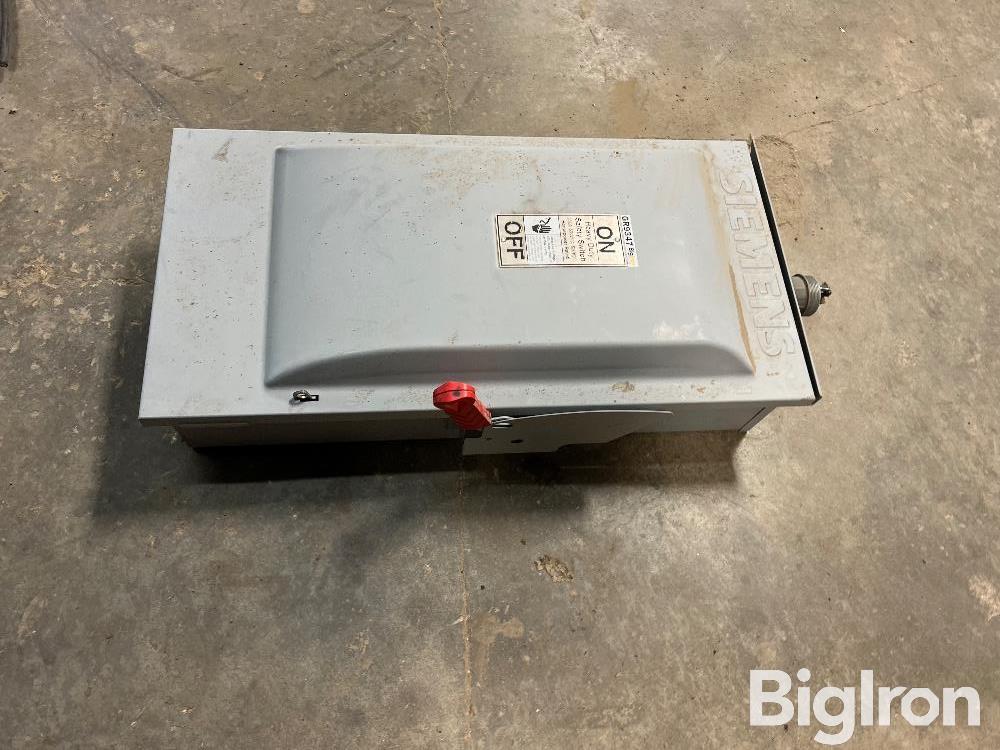 Siemens 200 Amp Heavy Duty Safety Switch Panel BigIron Auctions