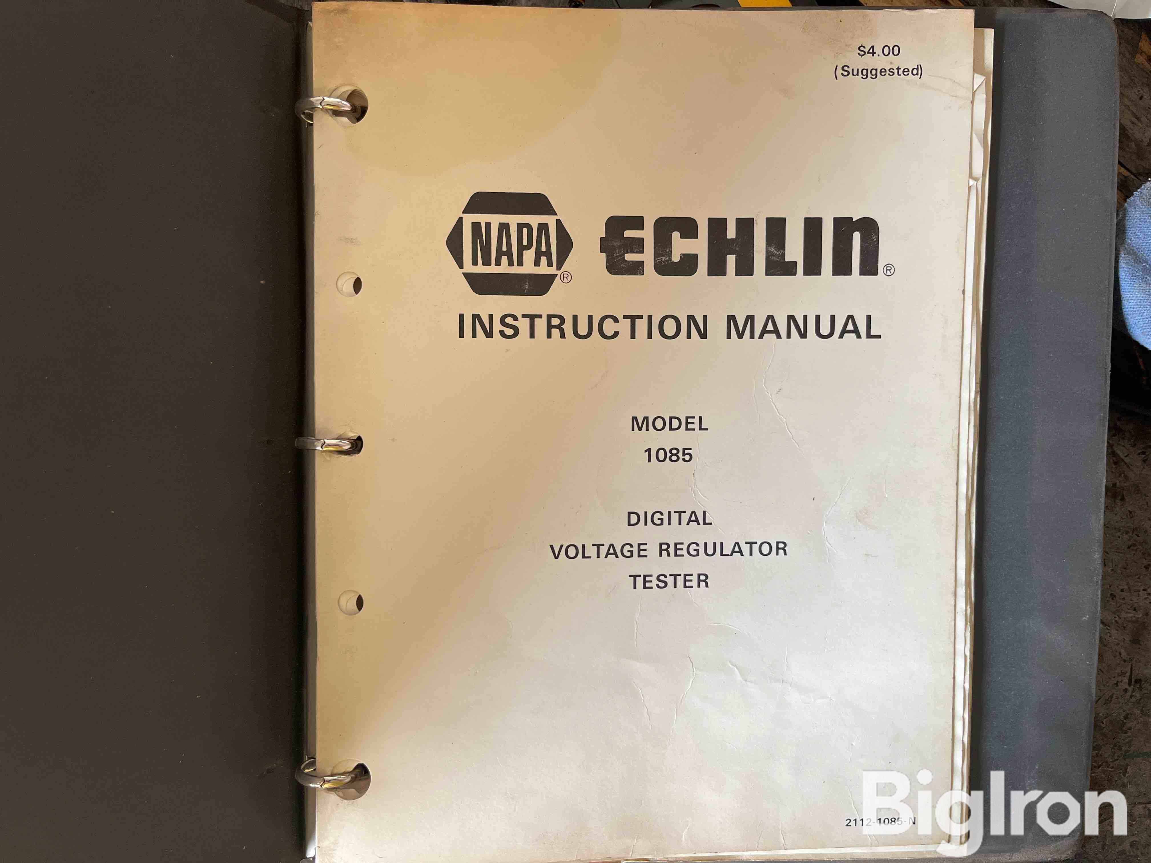 Napa Echlin 1085 Voltage Regulator Tester BigIron Auctions