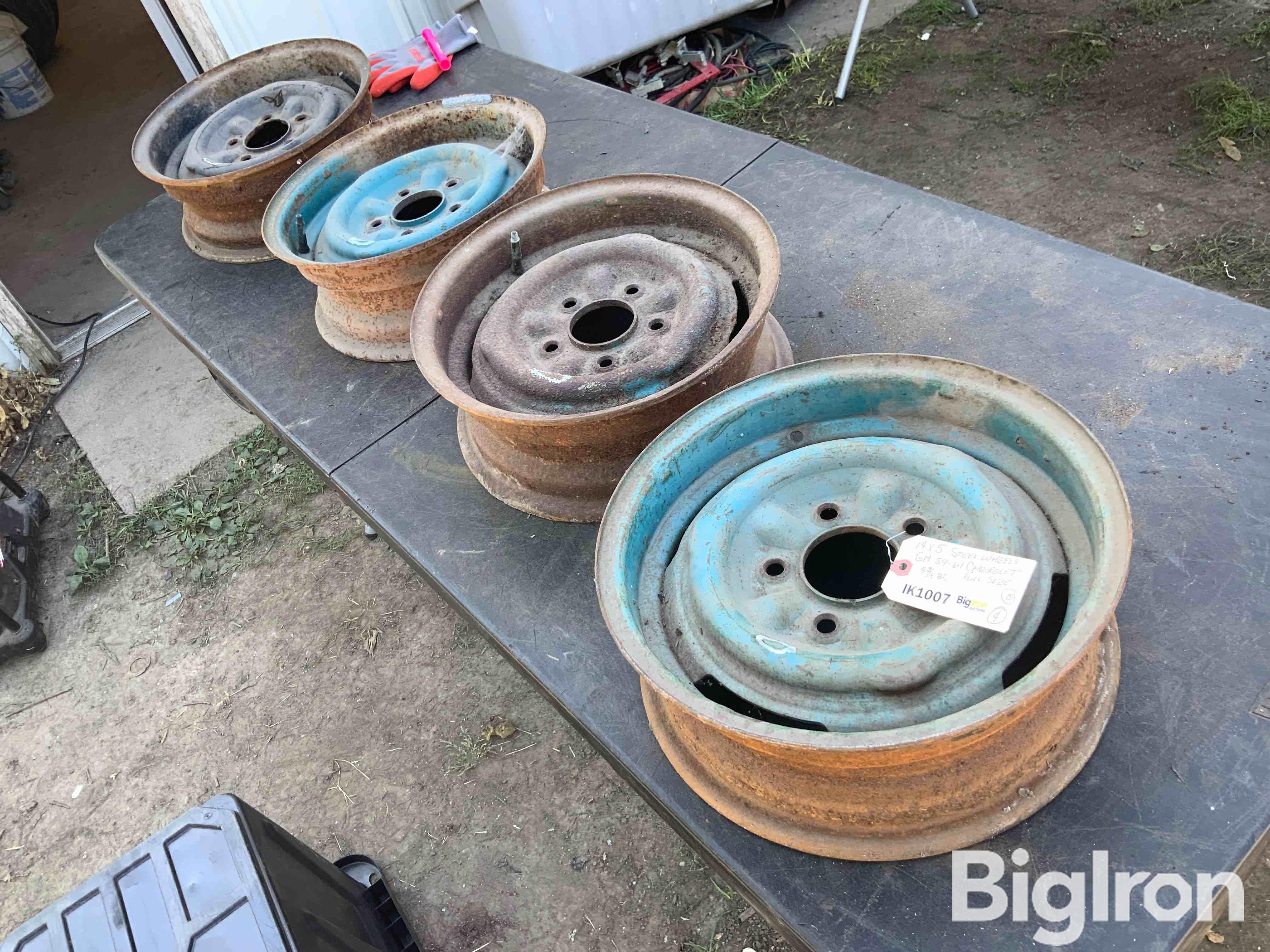 1959-61 Gm  Chevrolet Steel Wheels Bigiron Auctions